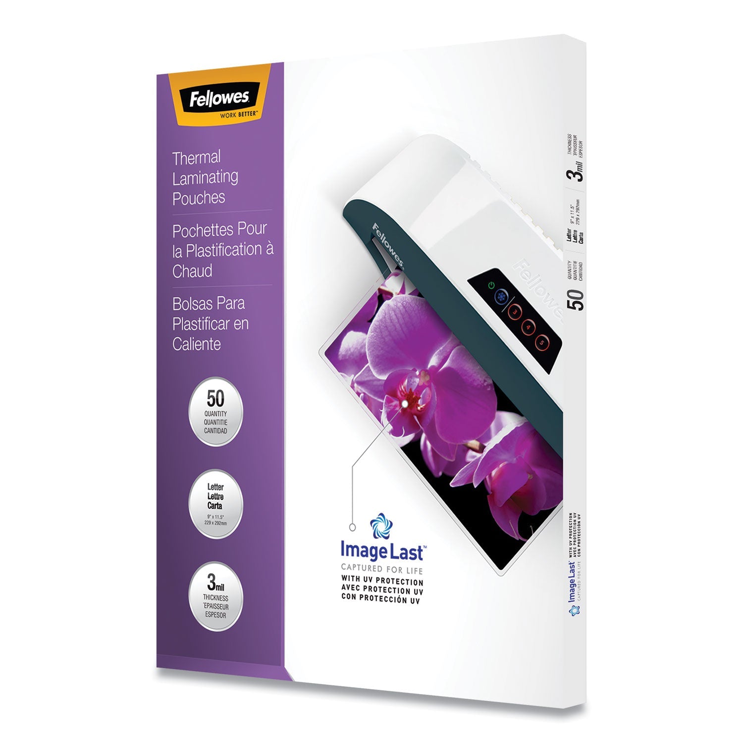 ImageLast Laminating Pouches | 3 Mil UV 50-Pack
