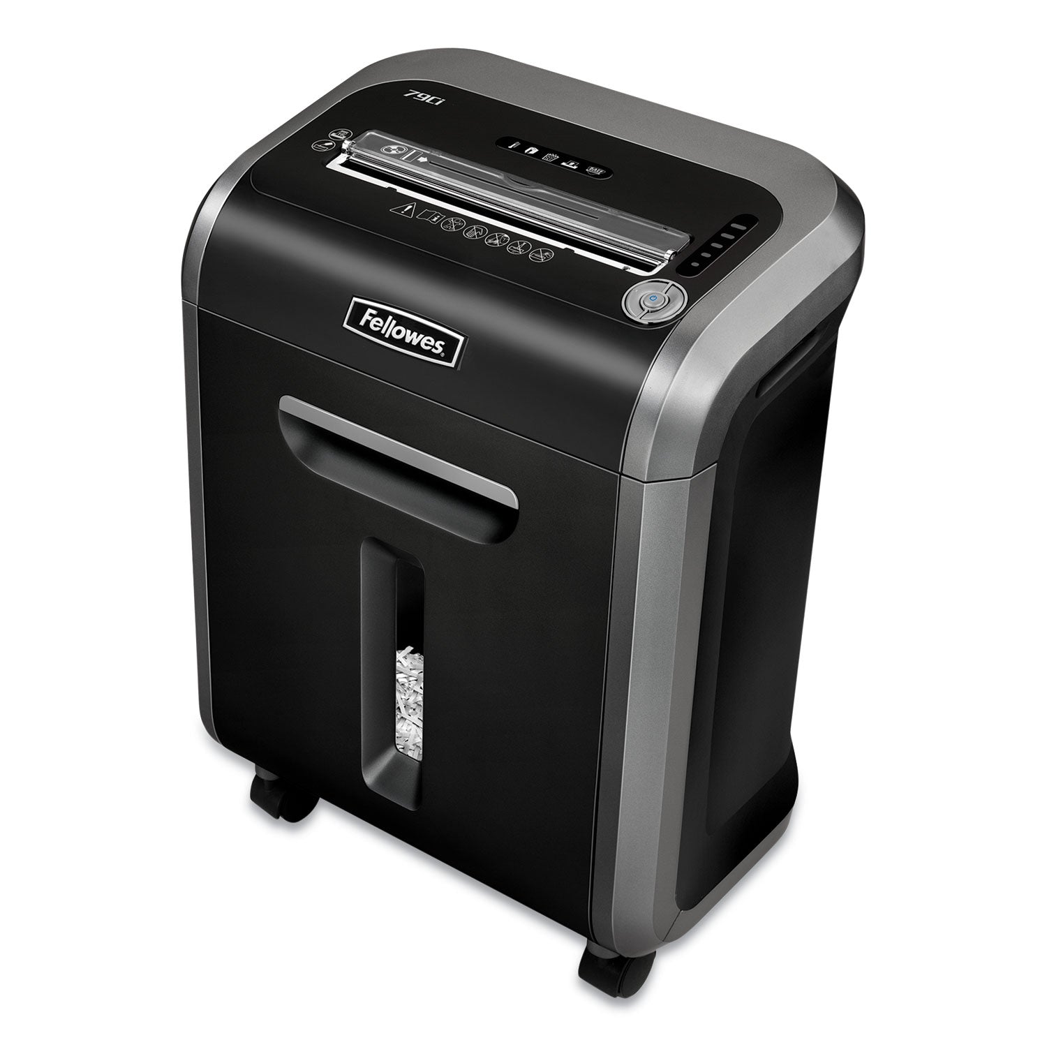 Fellowes® Powershred 79ci 100% Jam Proof Cross-Cut Shredder, 16 Manual Sheet Capacity