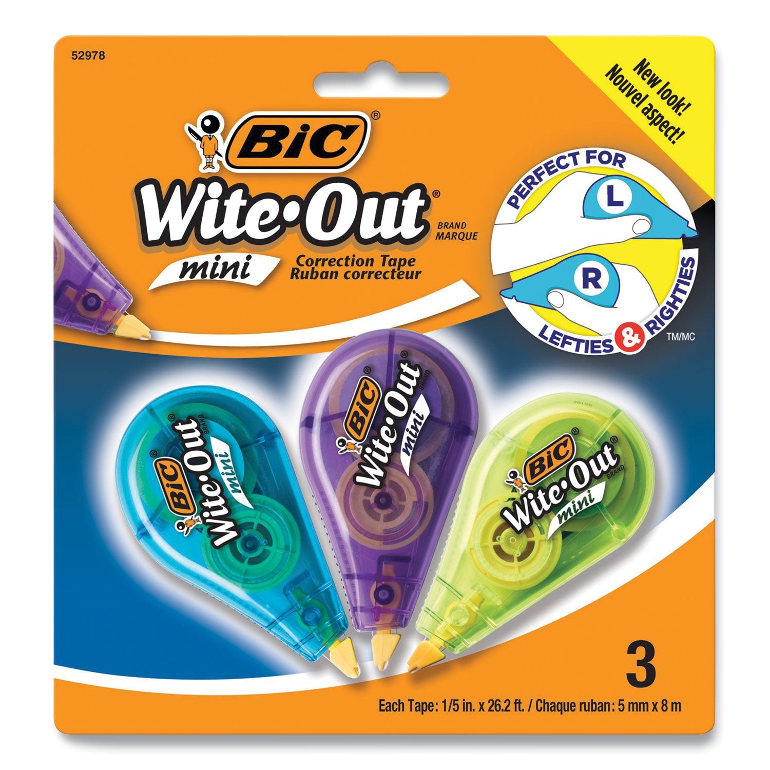 Wite-Out Mini Correction Tape | 3/Pack