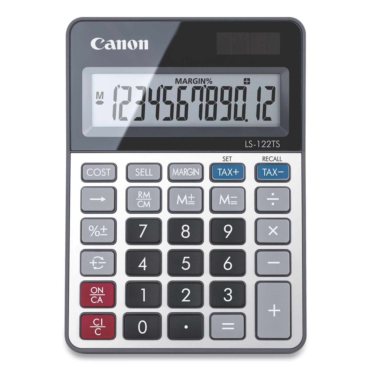 Canon® Ls-122ts Desktop Calculator, 12-Digit Lcd