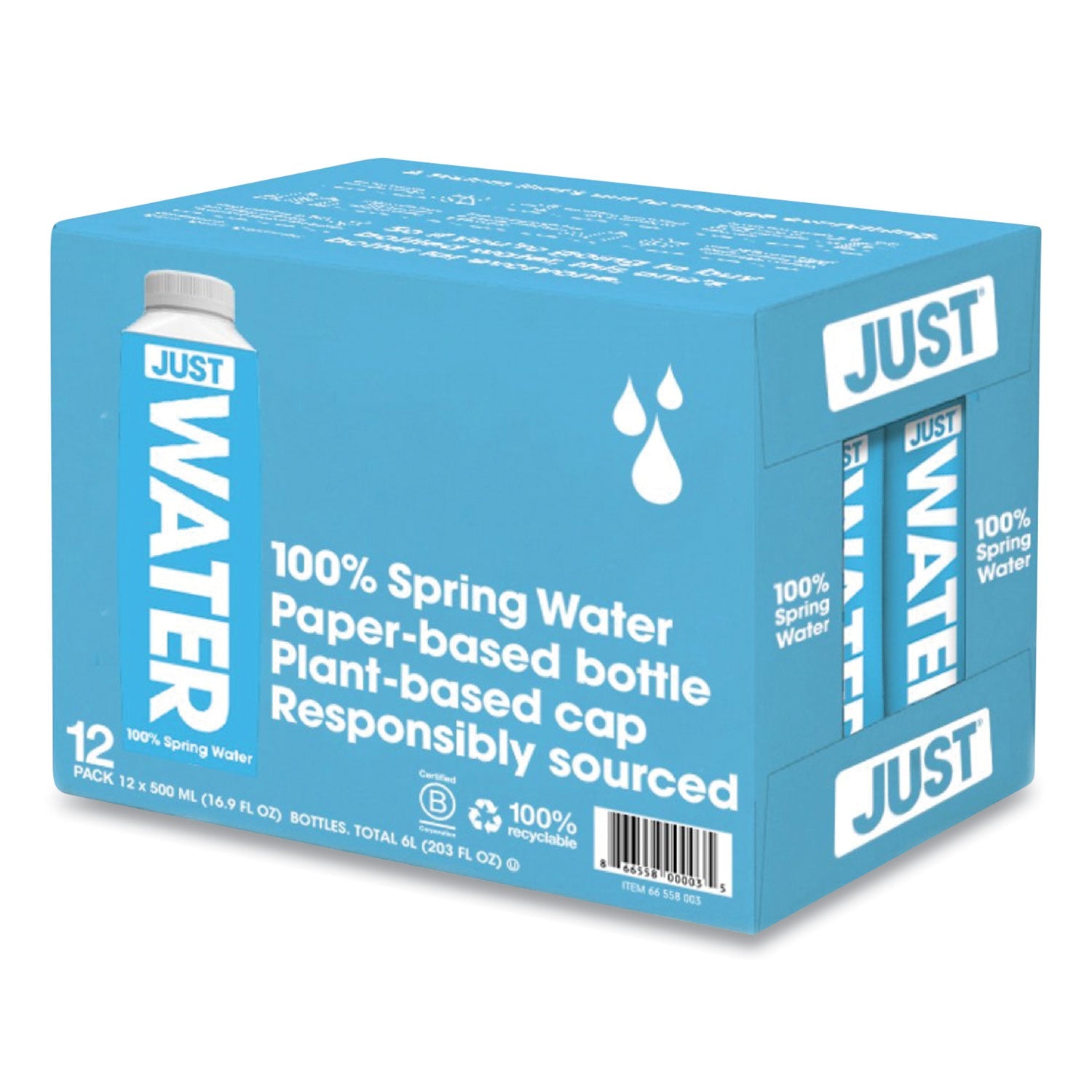 Spring Water | Just Water 16.9 Oz