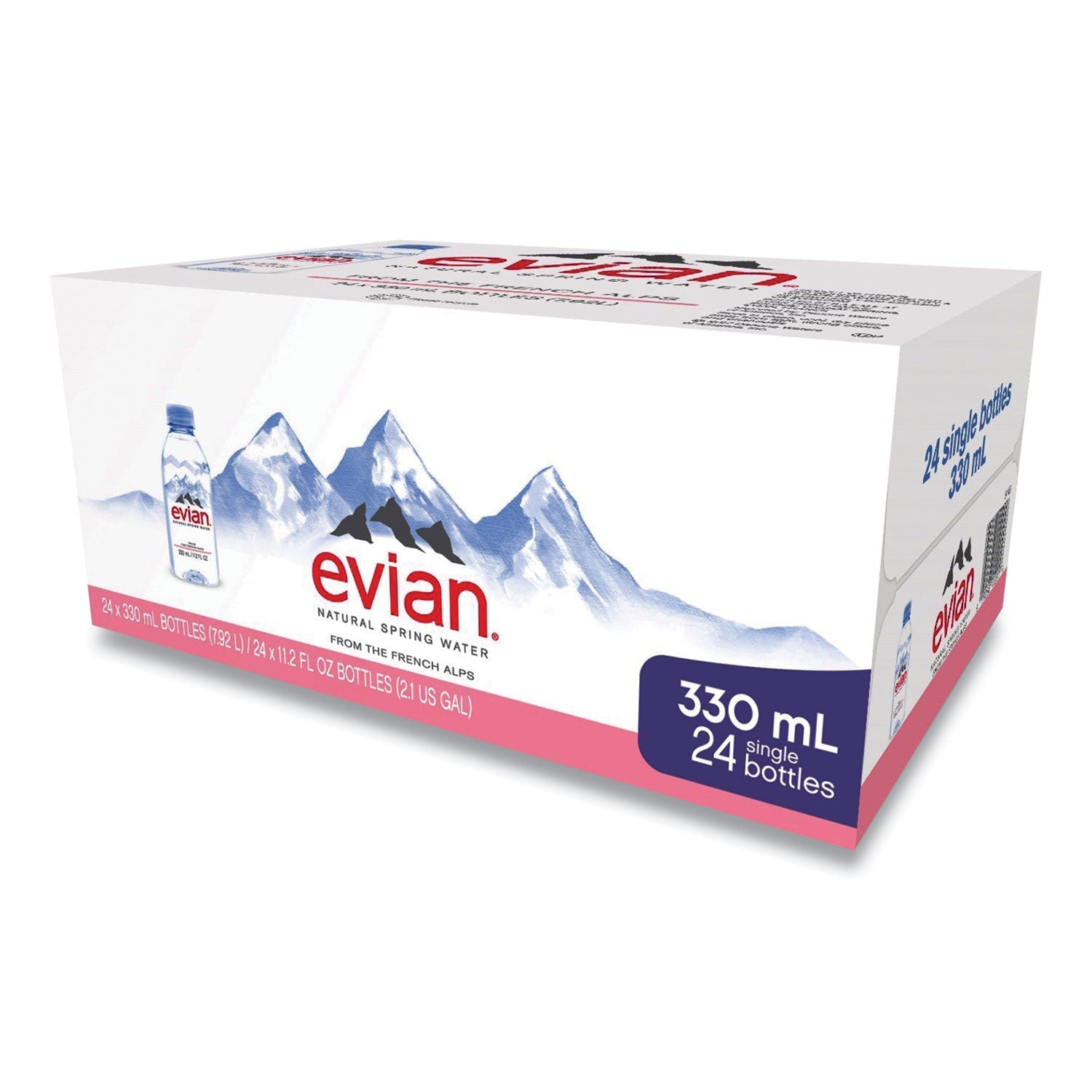 Evian® Natural Spring Water, 11.2 Oz Bottle, 24/carton