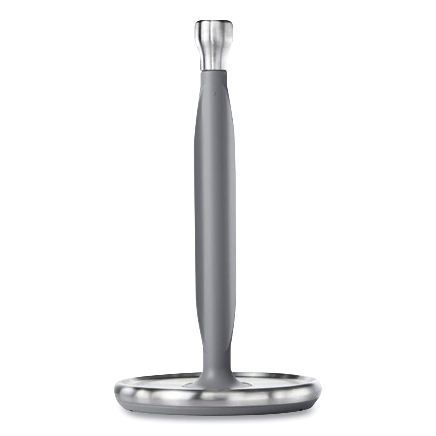 OXO Good Grips Steady Paper Towel Holder, Stainless Steel, 8.1 X 7.8 X 14.5, Gray/silver