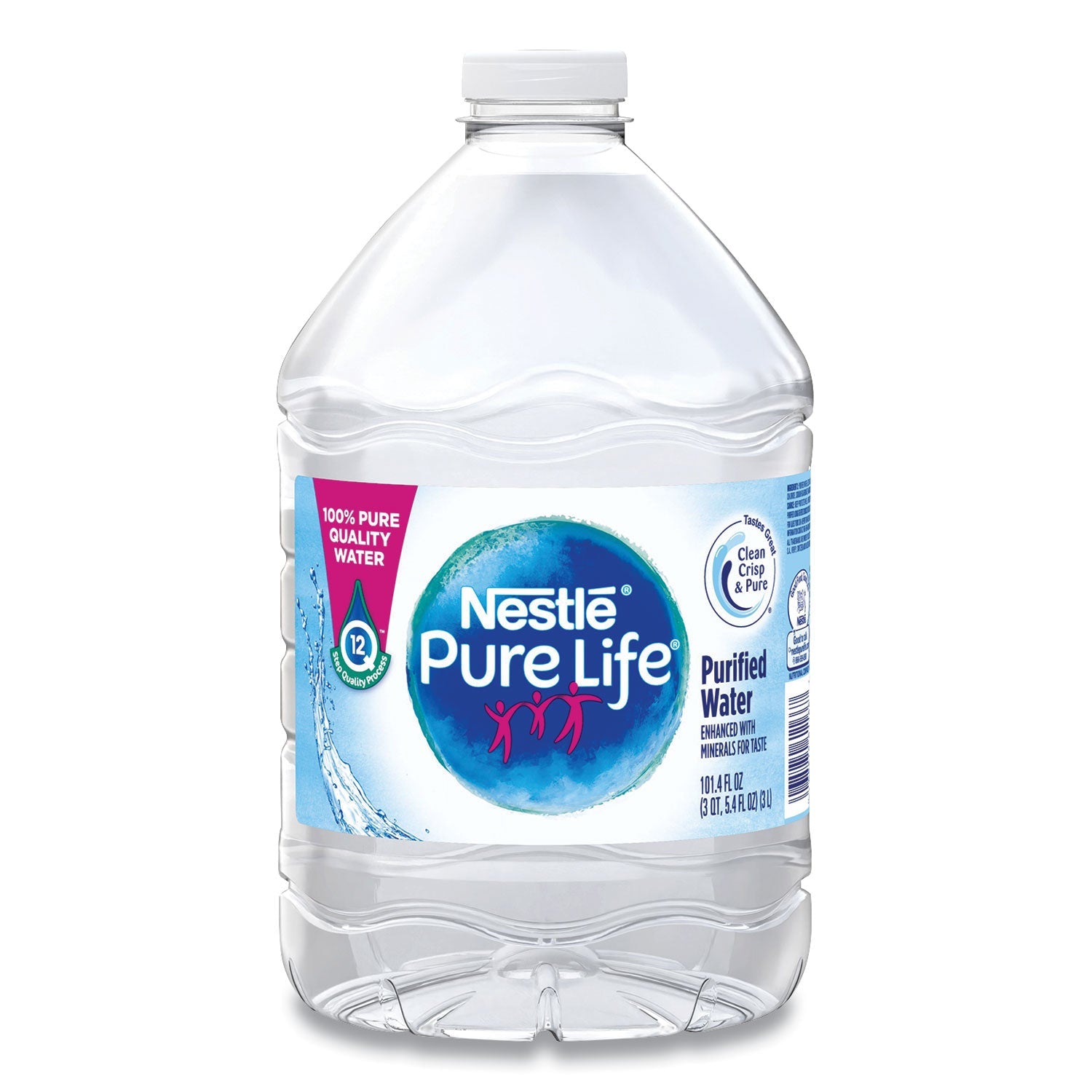 Pure Life Purified Water | 101.4 Oz Bottle, 6/Pack