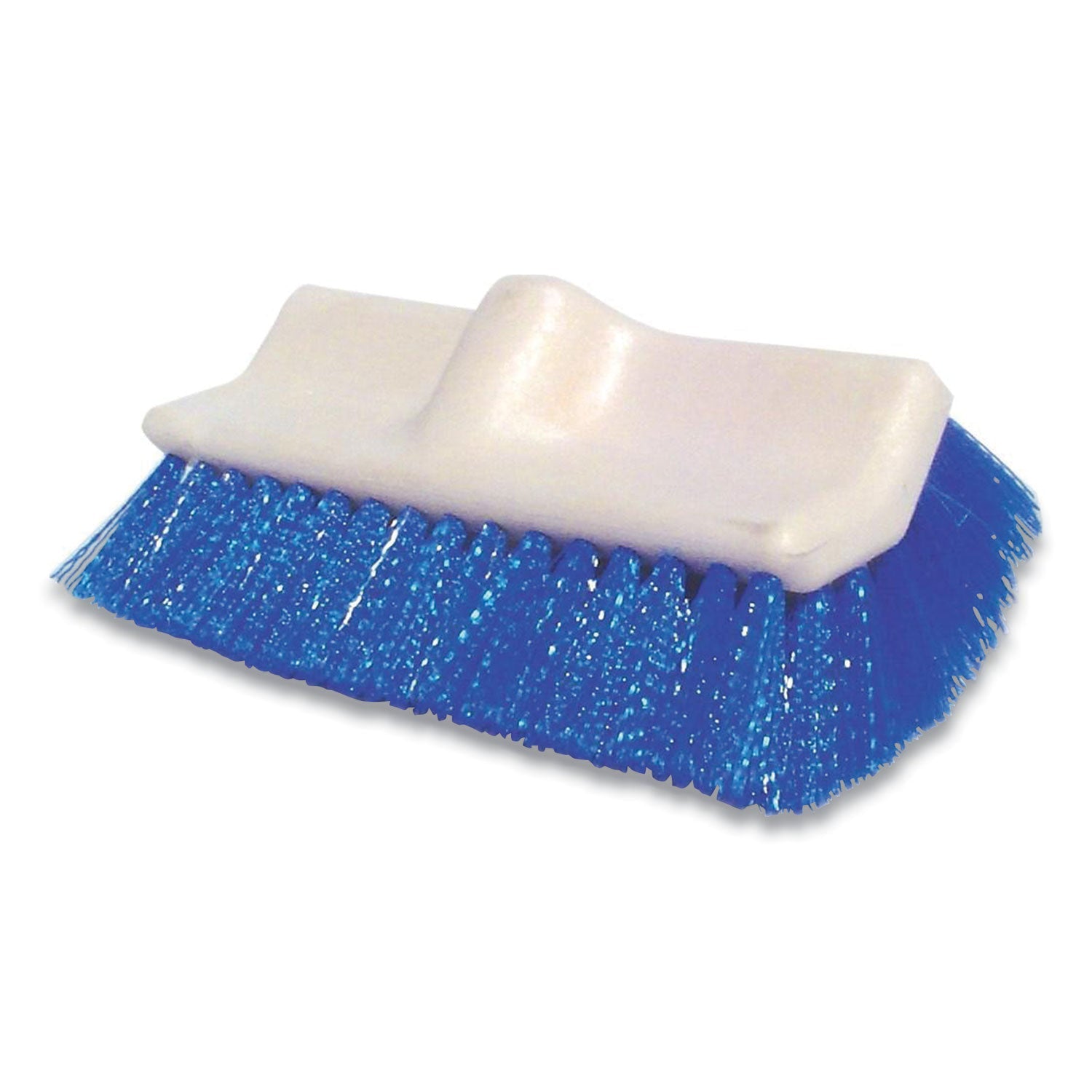 Synthetic Fiber Scrub Brush | 10" Blue Bristles