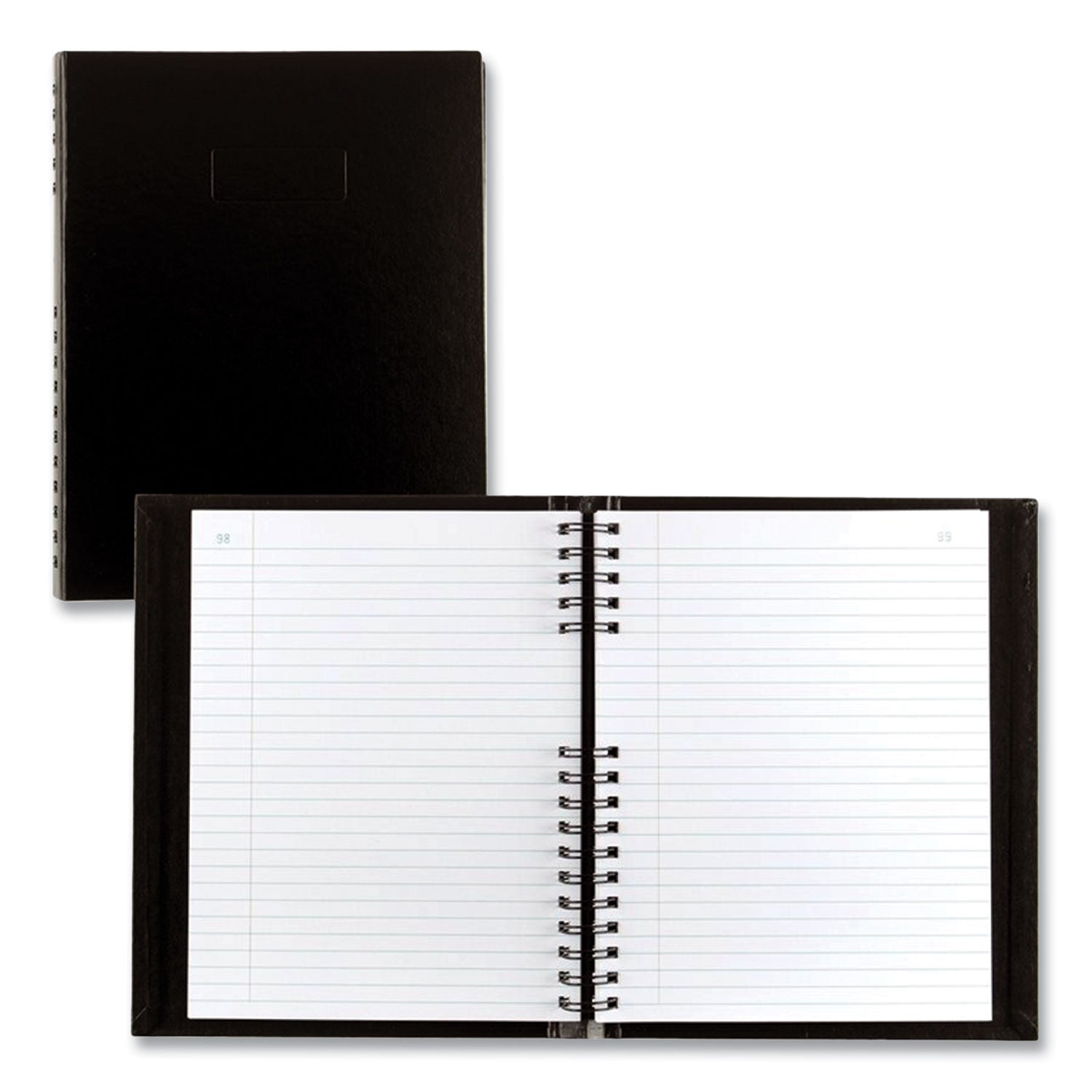 Blueline® Accountpro Records Register Book, Black Cover, 9.5 X 6 Sheets, 300 Sheets/book