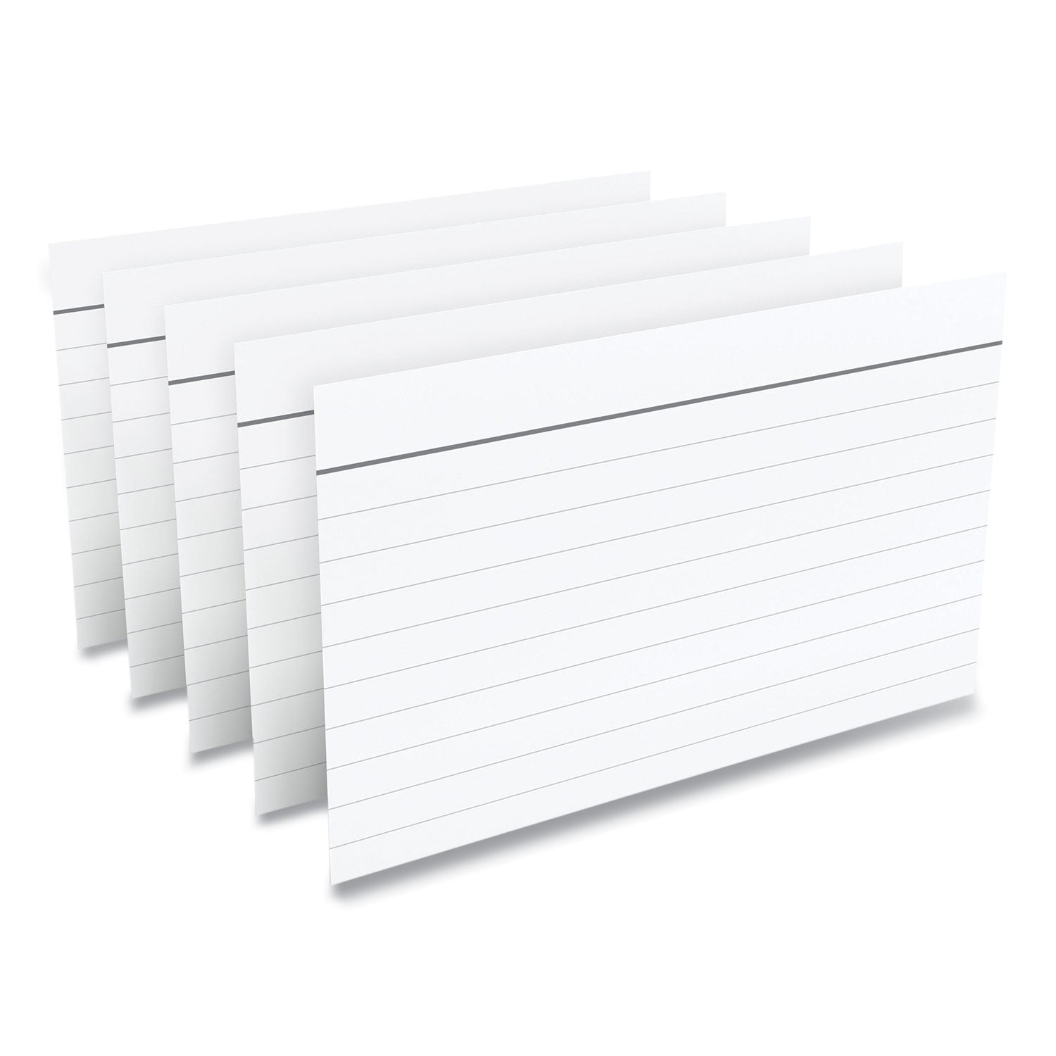 TRU RED™ INDEX CARDS, RULED, 3 X 5, WHITE, 100/PACK