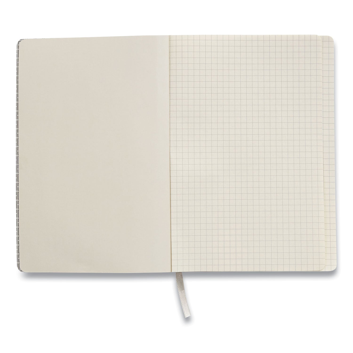 TRU RED™ Flexible-Cover Business Journal, 1-Subject, Quadrille Rule, Gray Cover, (96) 8 x 5.5 Sheets