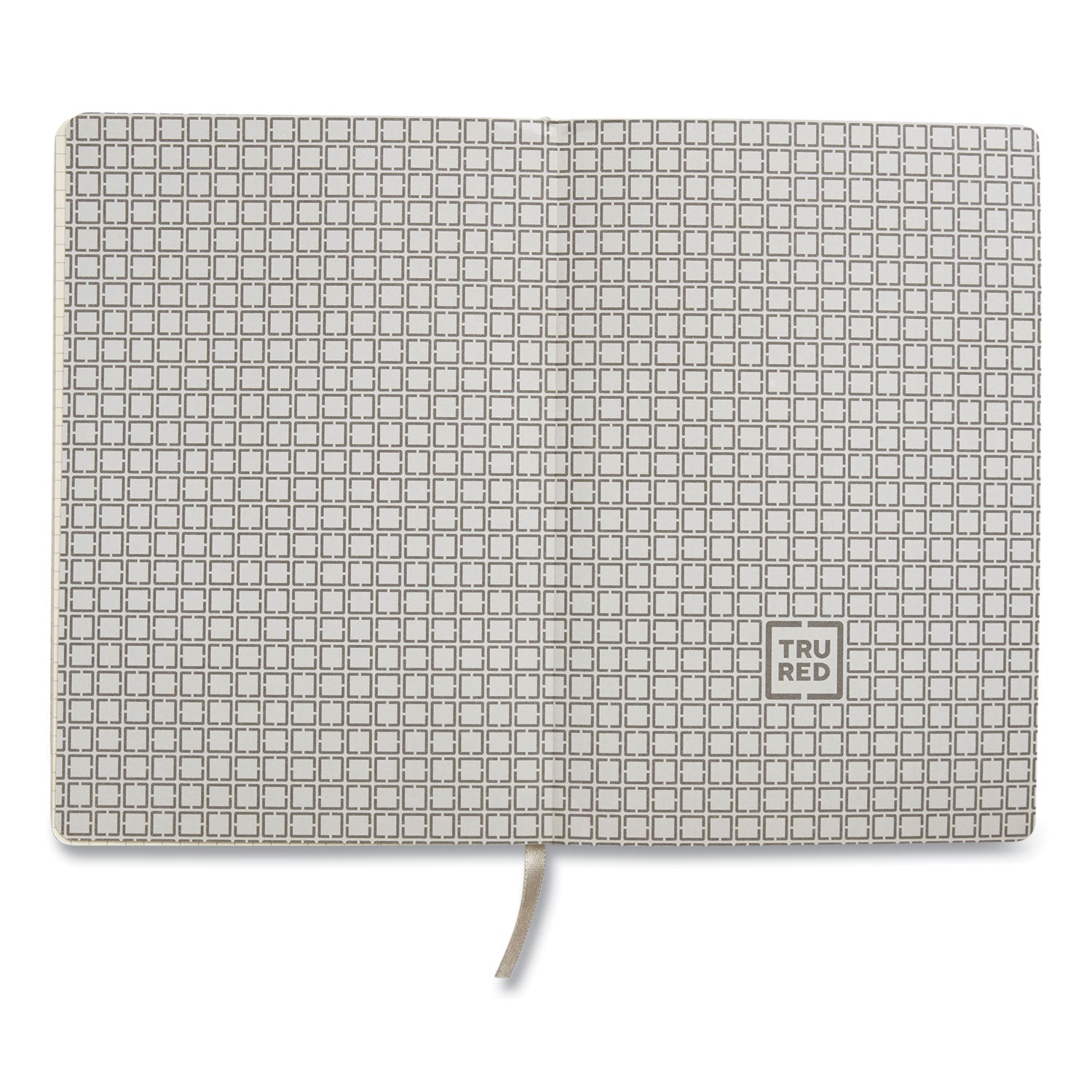 TRU RED™ Flexible-Cover Business Journal, 1-Subject, Quadrille Rule, Gray Cover, (96) 8 x 5.5 Sheets