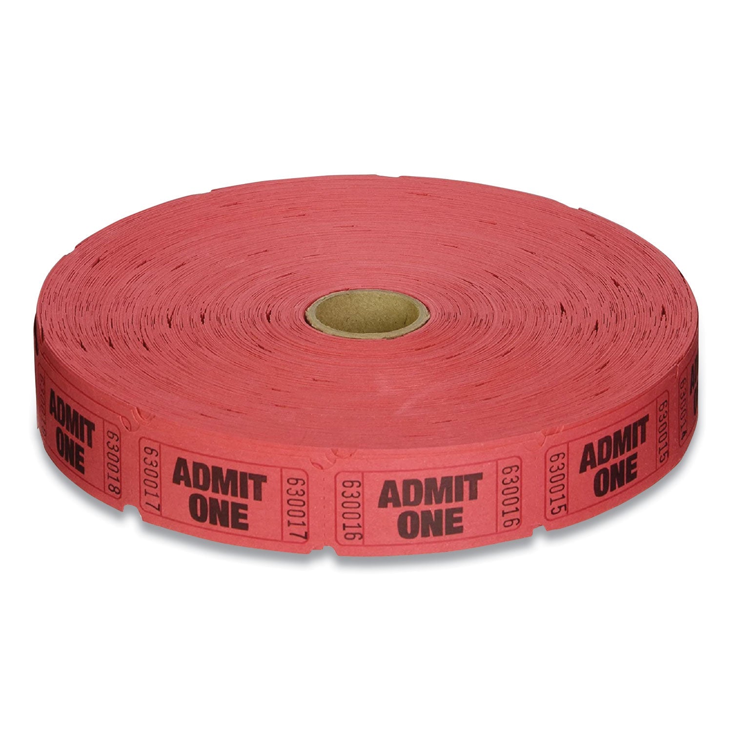 Admit One Ticket Roll | Red, 2,000 Tickets