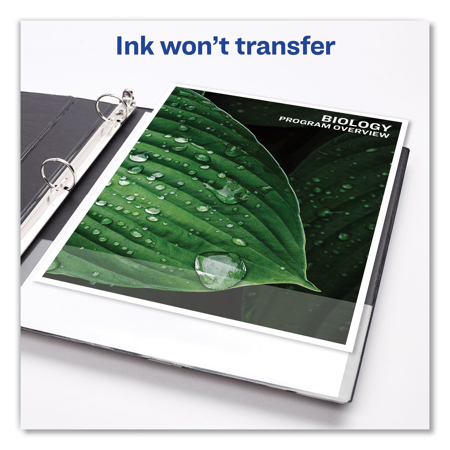 Avery® Durable Non-View Binder With Durahinge And Slant Rings, 3 Rings, 1" Capacity, 11 X 8.5, Blue