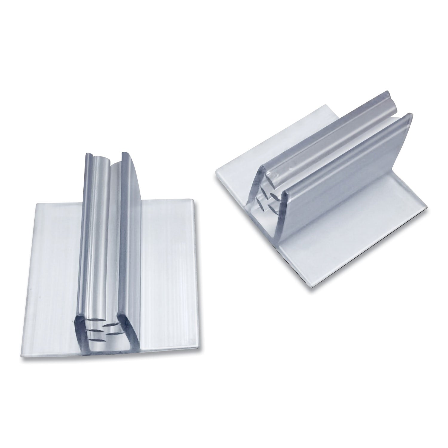 TPG Creations™ Personal Space Desk Divider Feet, For The Pencil Grip Personal Space Desk Dividers, Clear, 48/Pack