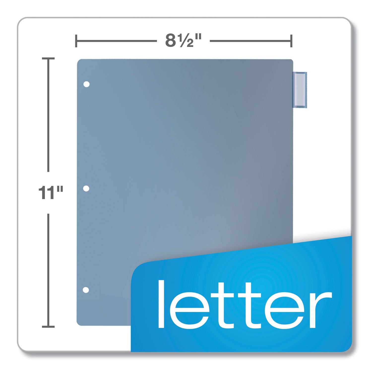 Cardinal® Poly Index Dividers, 5-Tab, 11 X 8.5, Assorted, 4 Sets