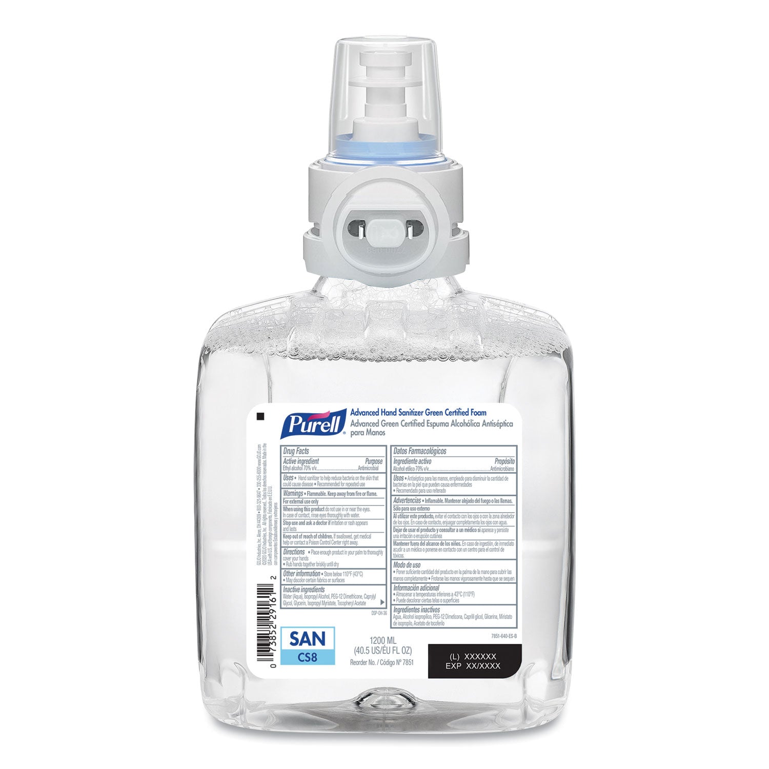 Advanced Hand Sanitizer Foam Refill | Green Cert