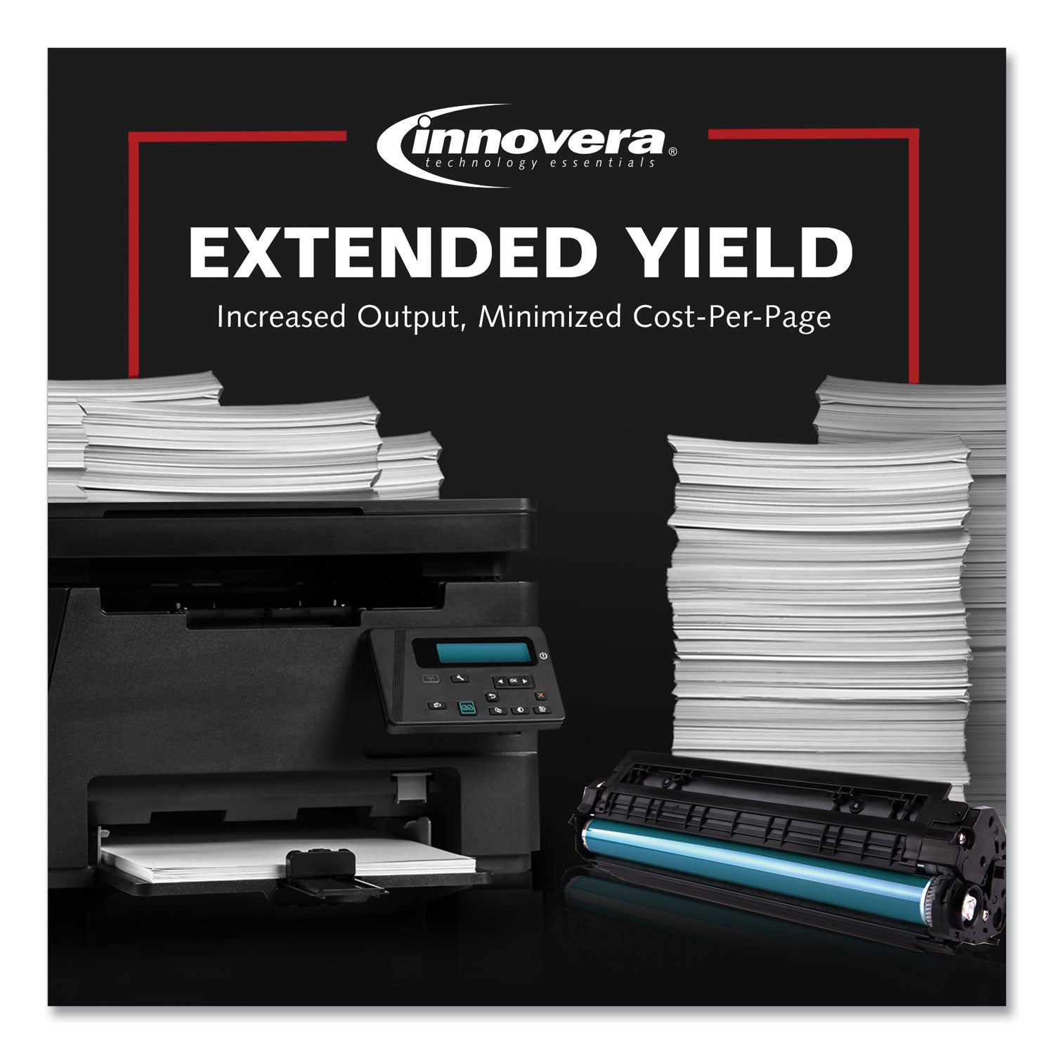 Innovera® Remanufactured Black Extra High-Yield Toner, Replacement for 37Y (CF237Y), 41,000 Page-Yield - Bloom Skins