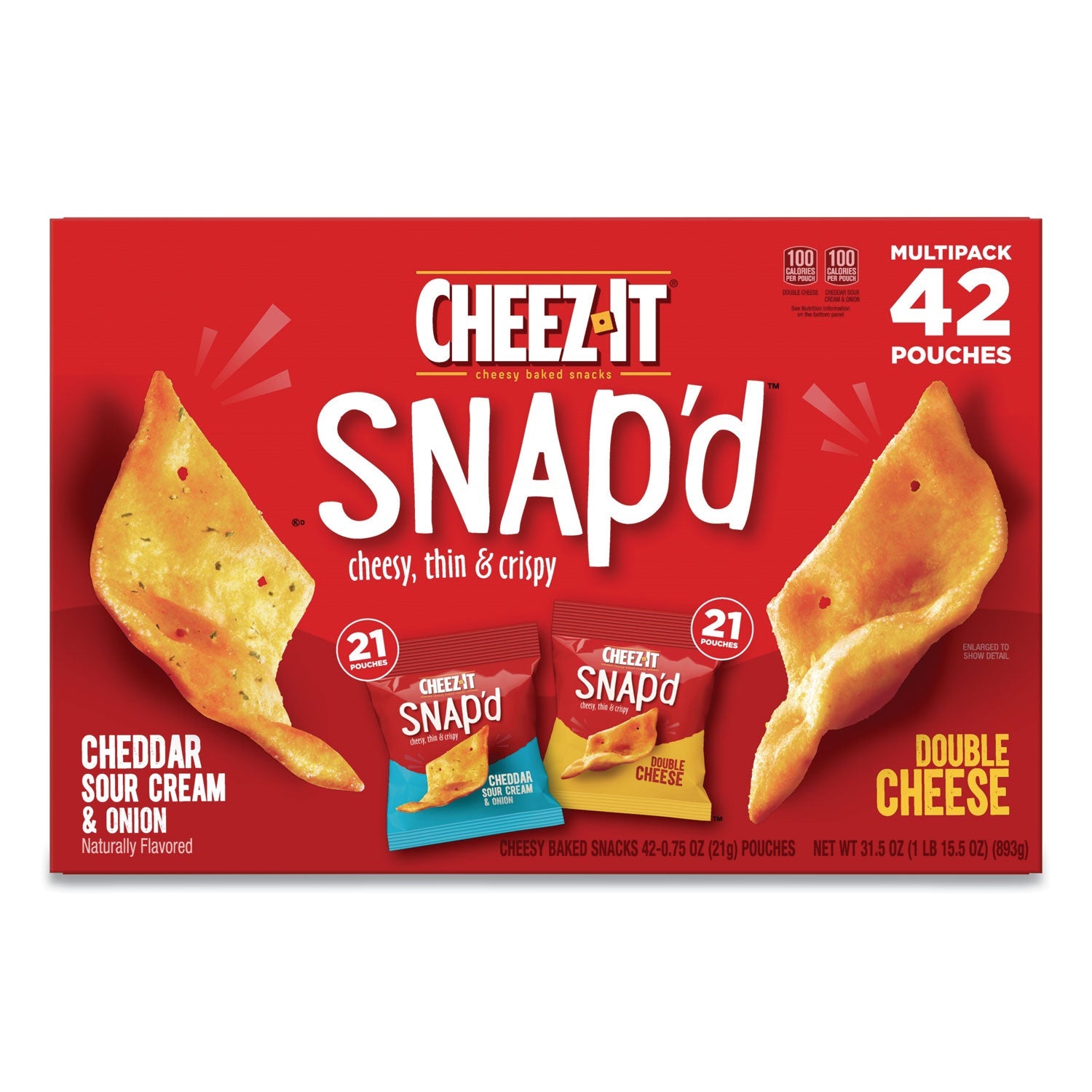 Cheez-It Snap'd Variety Pack | 42-ct