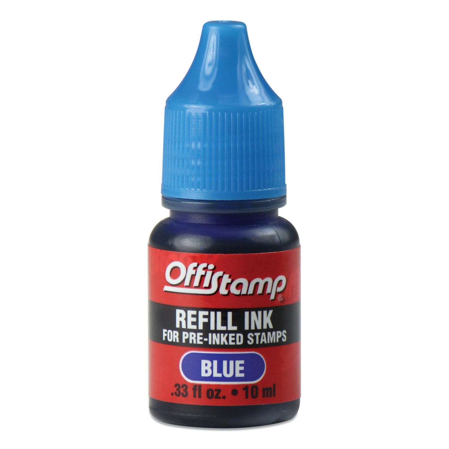 Offistamp Refill Ink for Pre-Inked Stamps | Blue