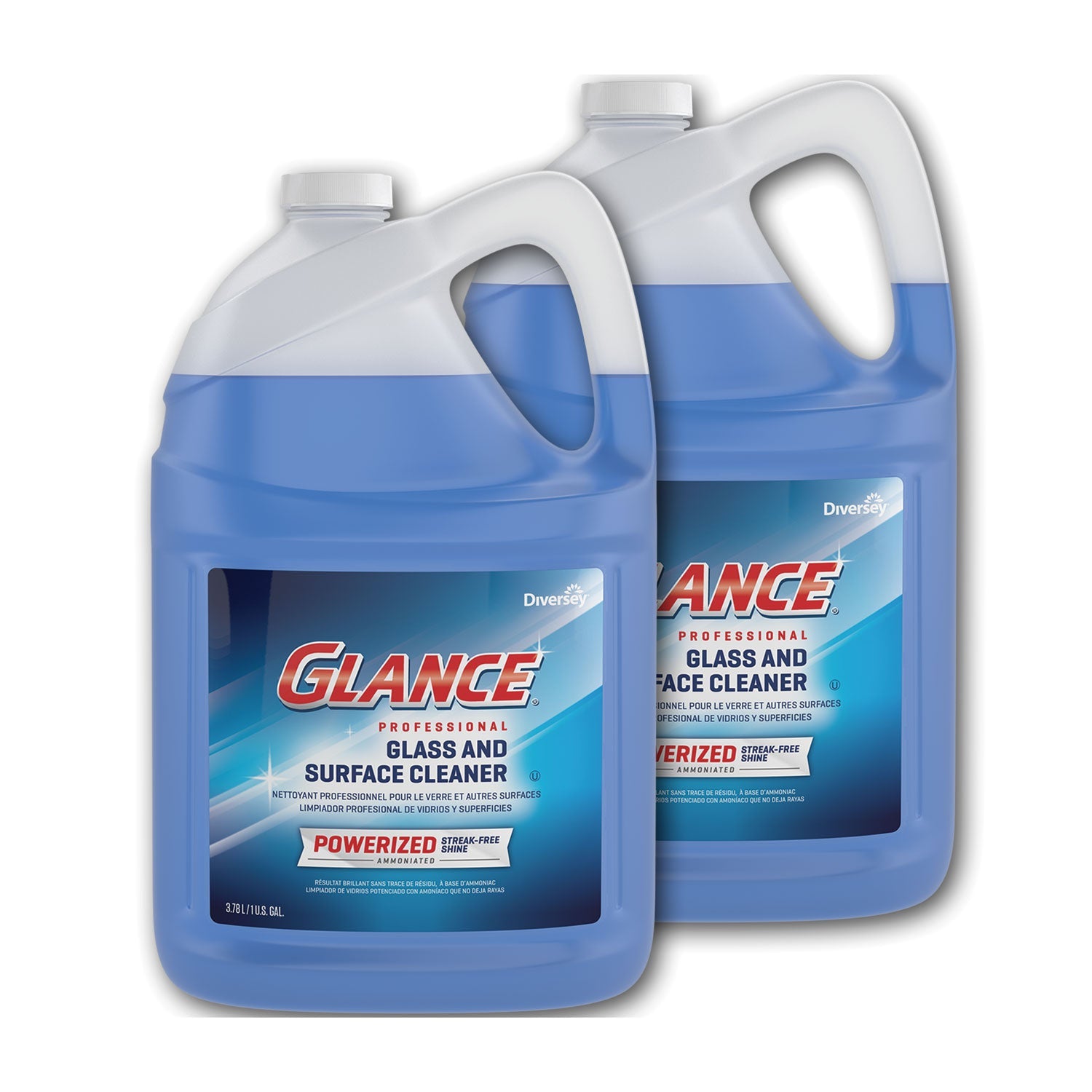 Diversey™ Glance Powerized Glass And Surface Cleaner, Liquid, 1 Gal, 2/carton