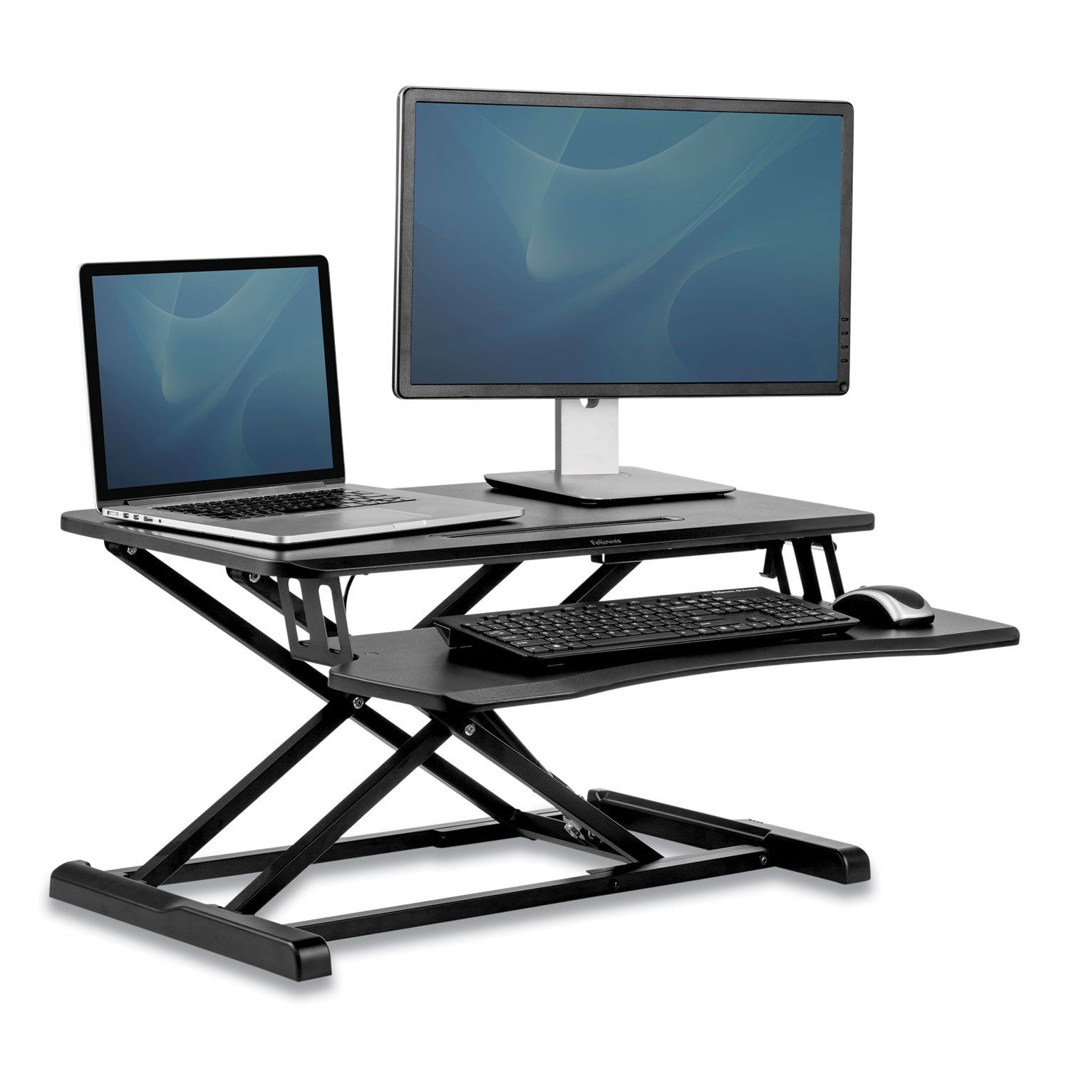 Corsivo Sit-Stand Workstation | Gas Spring Lift