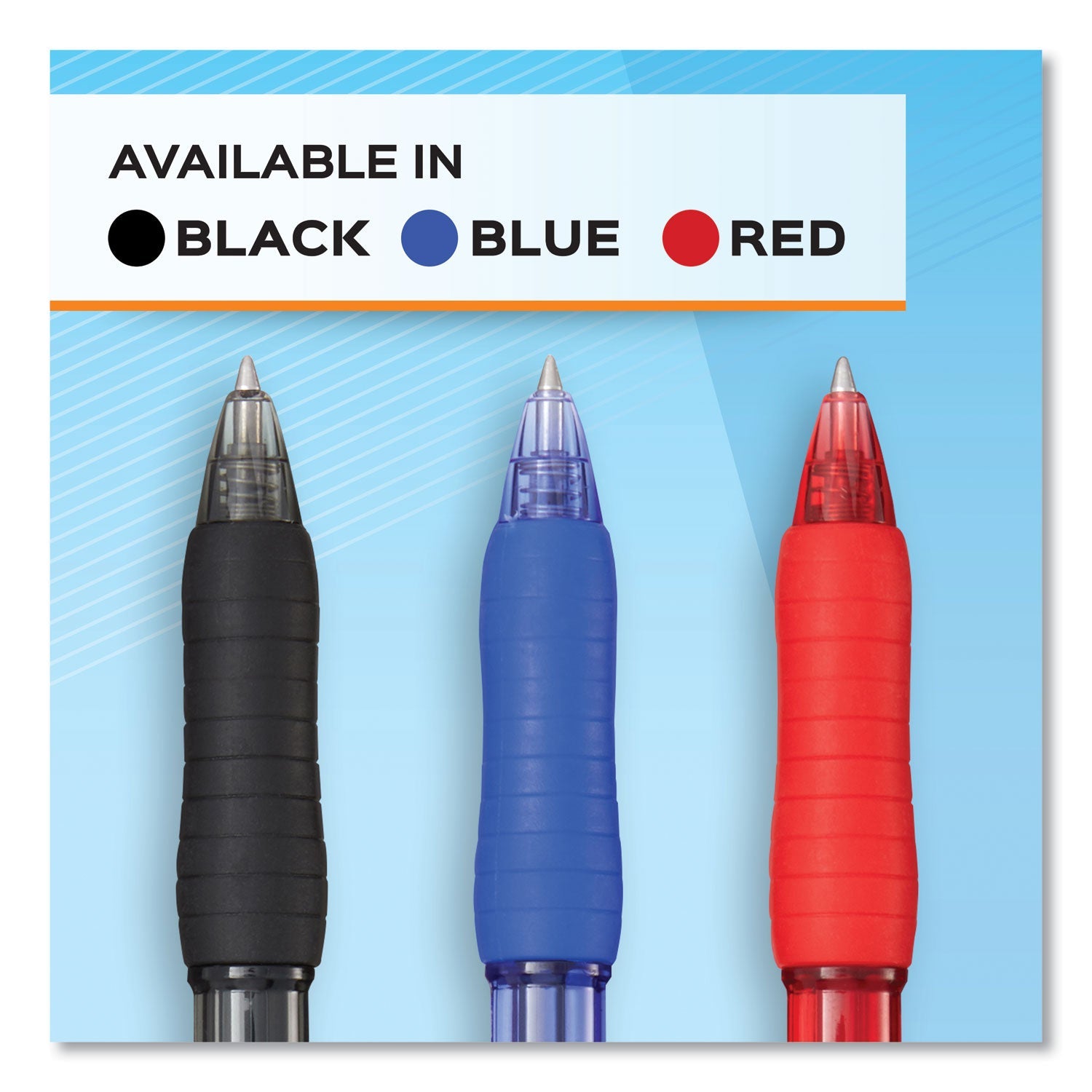 Paper Mate® Profile Gel Pen, Retractable, Medium 0.7 Mm, Blue Ink, Translucent Blue Barrel, Dozen