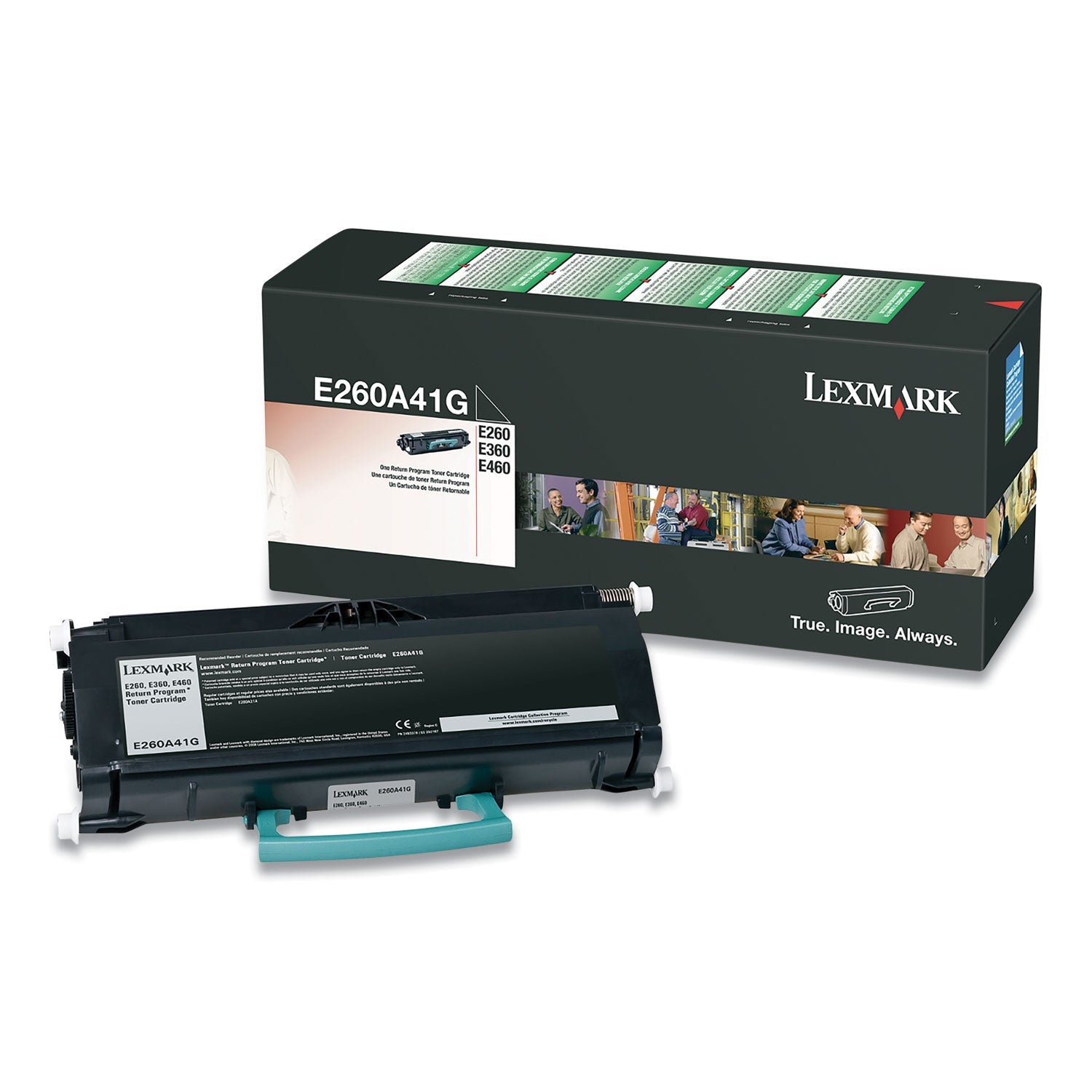 Lexmark™ E260a41g Return Program Toner, 3,500 Page-Yield, Black