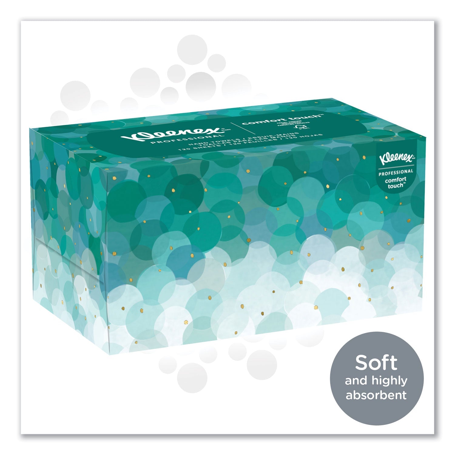Kleenex® Ultra Soft Hand Towels, POP-UP Box, 1-Ply, 9 x 10, White, 70/Box
