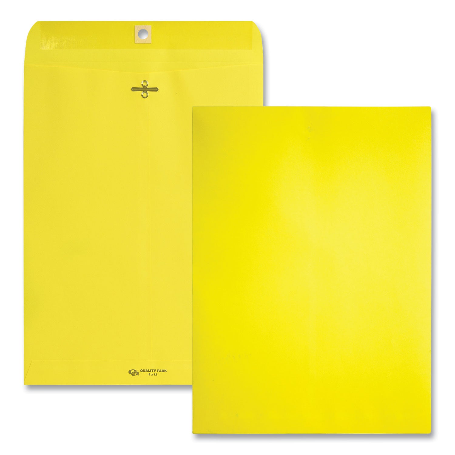 Clasp Envelope | #90, 9x12 Yellow, 10/Pack