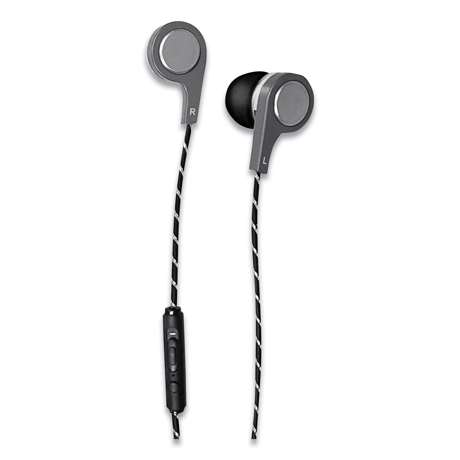Bass 13 Metallic Earbuds | with Mic, Silver