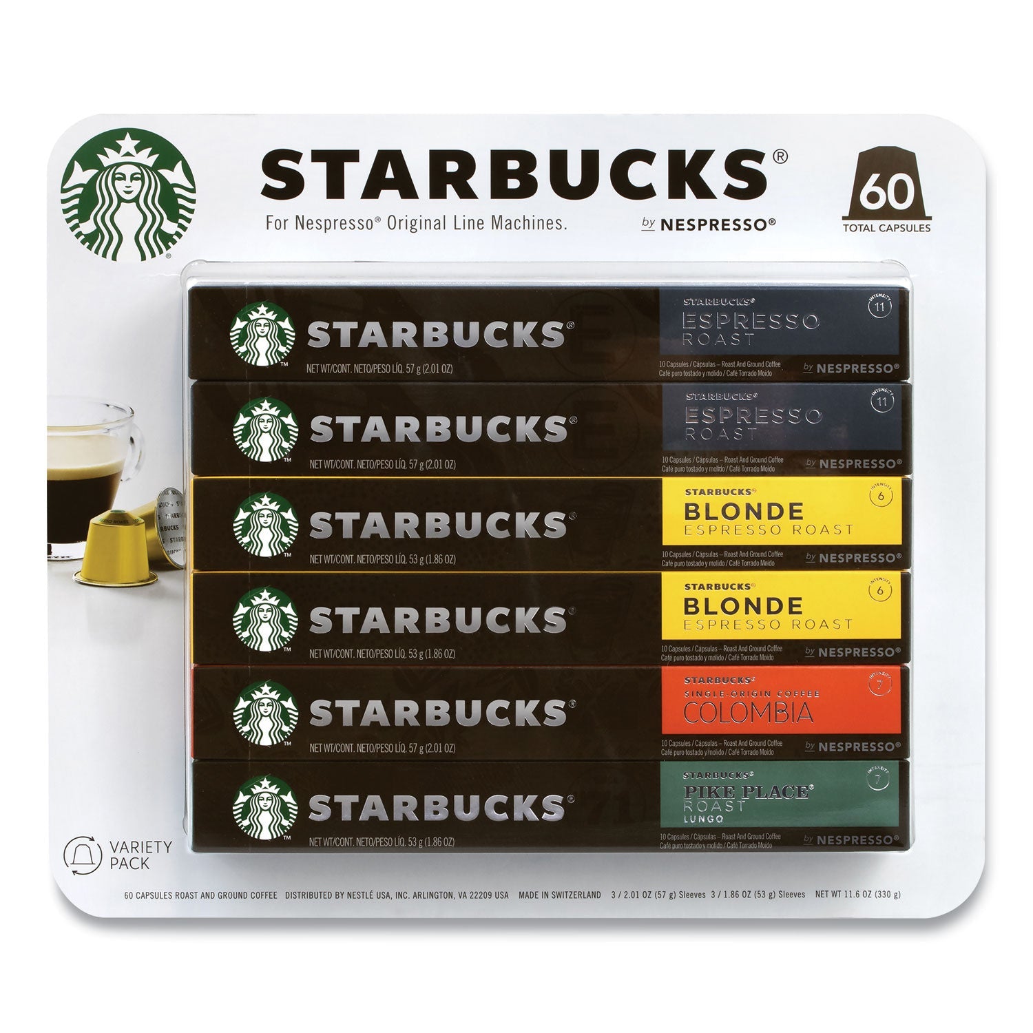 Starbucks by Nespresso Pods | Variety Pack
