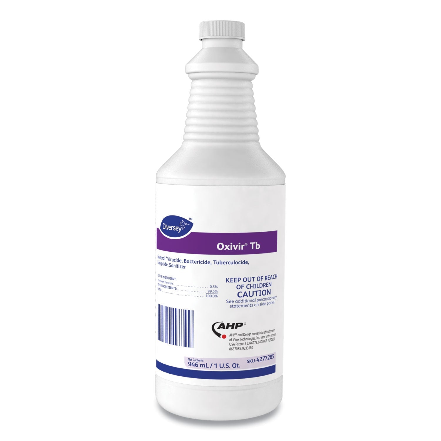 Diversey™ Oxivir Tb One-Step Disinfectant Cleaner, 32 Oz Bottle, 12/carton