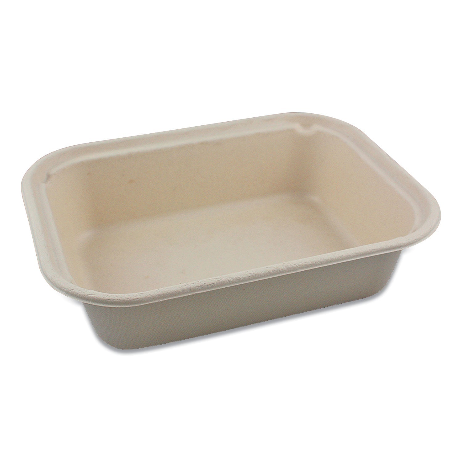 World Centric® Fiber Containers, 60 oz, 7.5 x 9.8 x 2.7, Natural, Paper, 400/Carton