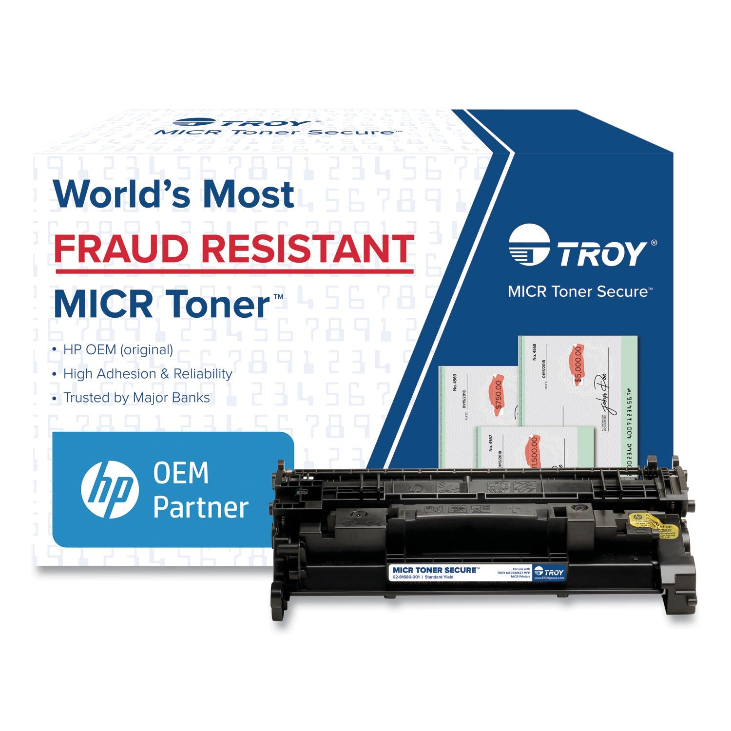 TROY® 0281680001 289a Micr Toner Secure, Alternative For Hp Cf289a, Black