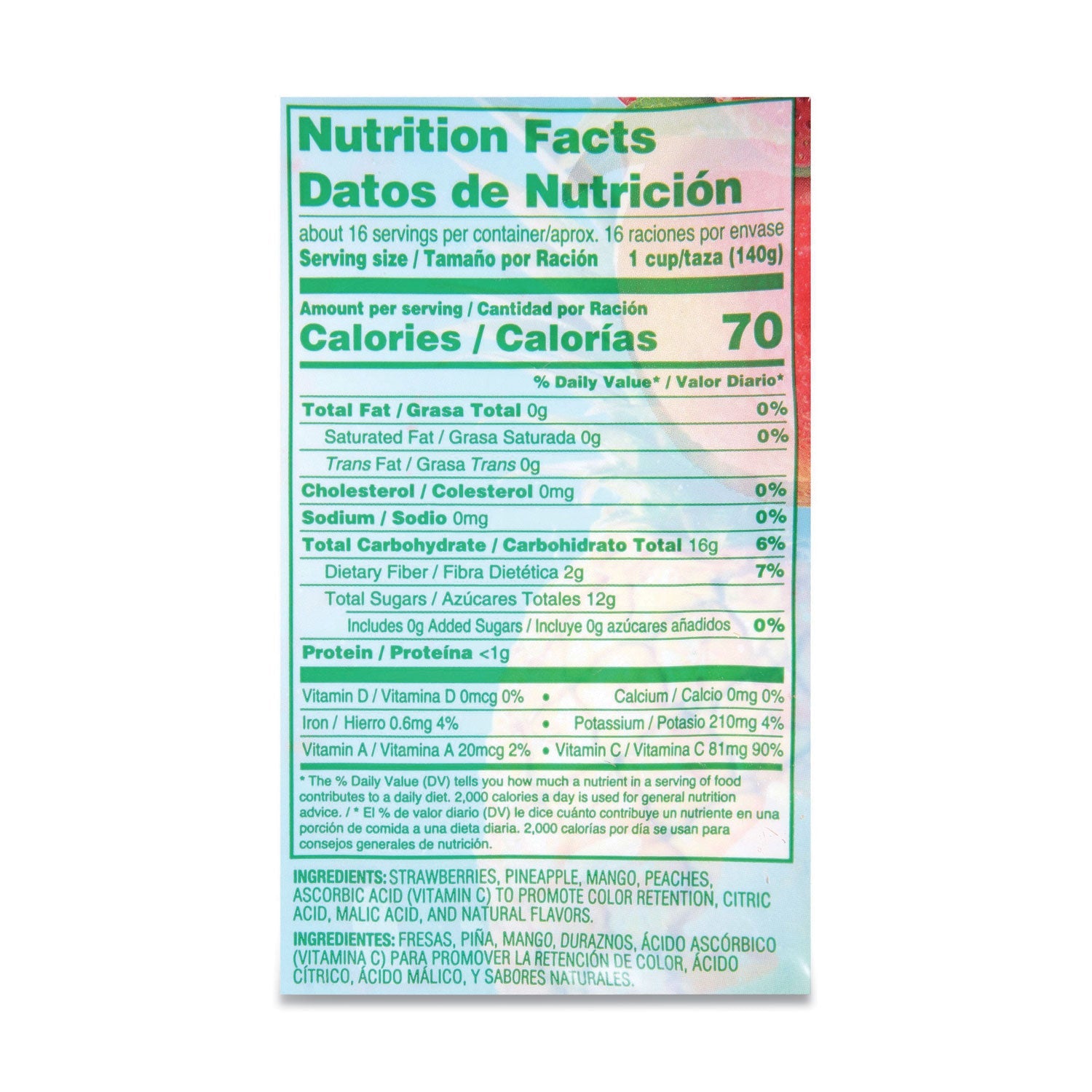 Dole® Frozen Mixed Fruit, 5 lb Bag