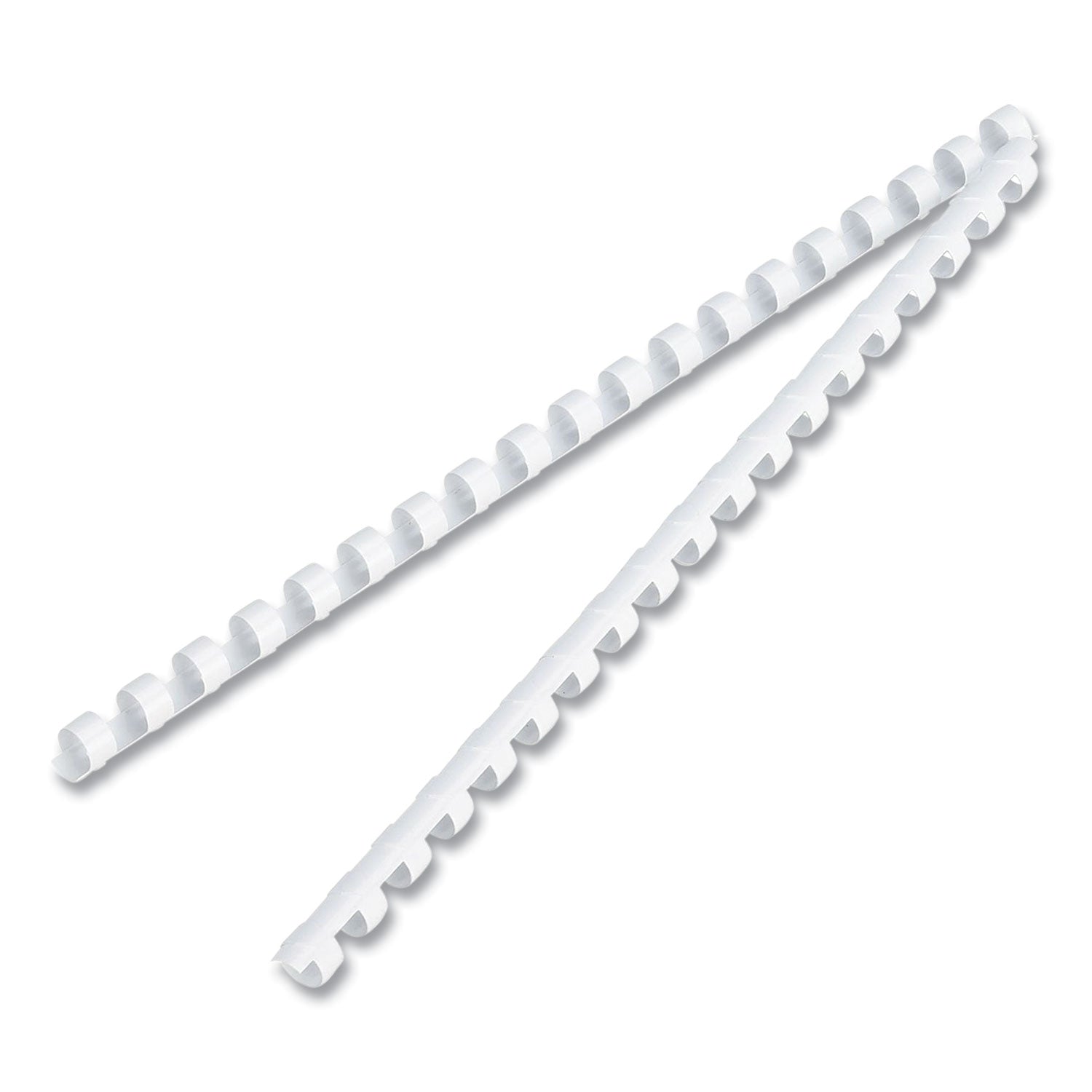 Fellowes® Plastic Comb Bindings, 5/16" Diameter, 40 Sheet Capacity, White, 100/Pack