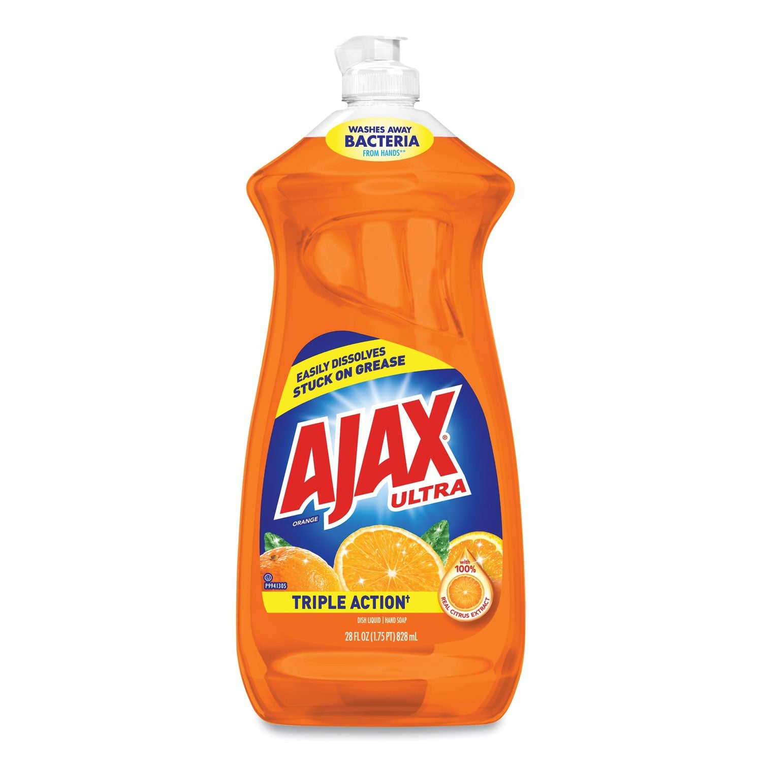 Ajax® Dish Detergent, Orange | 28 Oz Bottle
