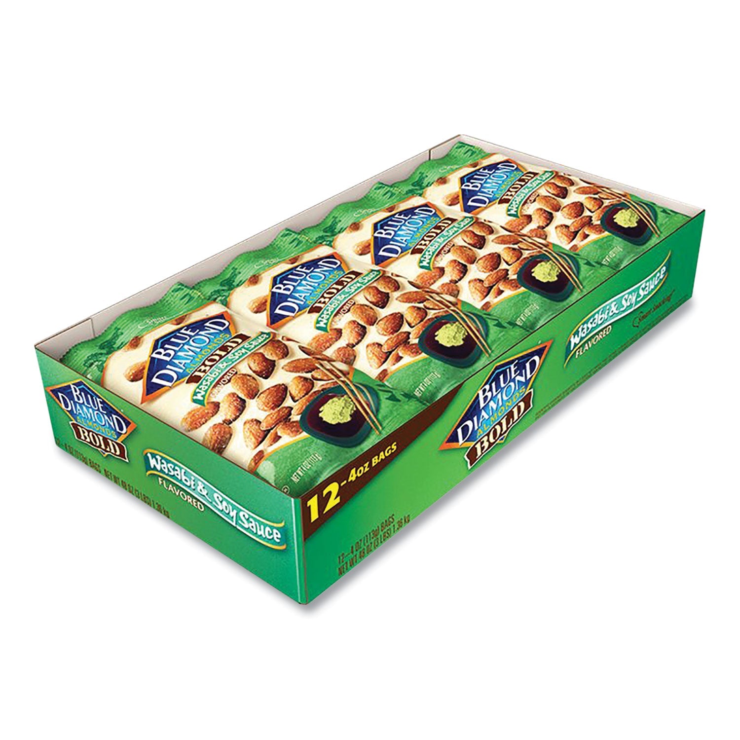 Wasabi And Soy Sauce Almonds | Blue Diamond® 4 Oz
