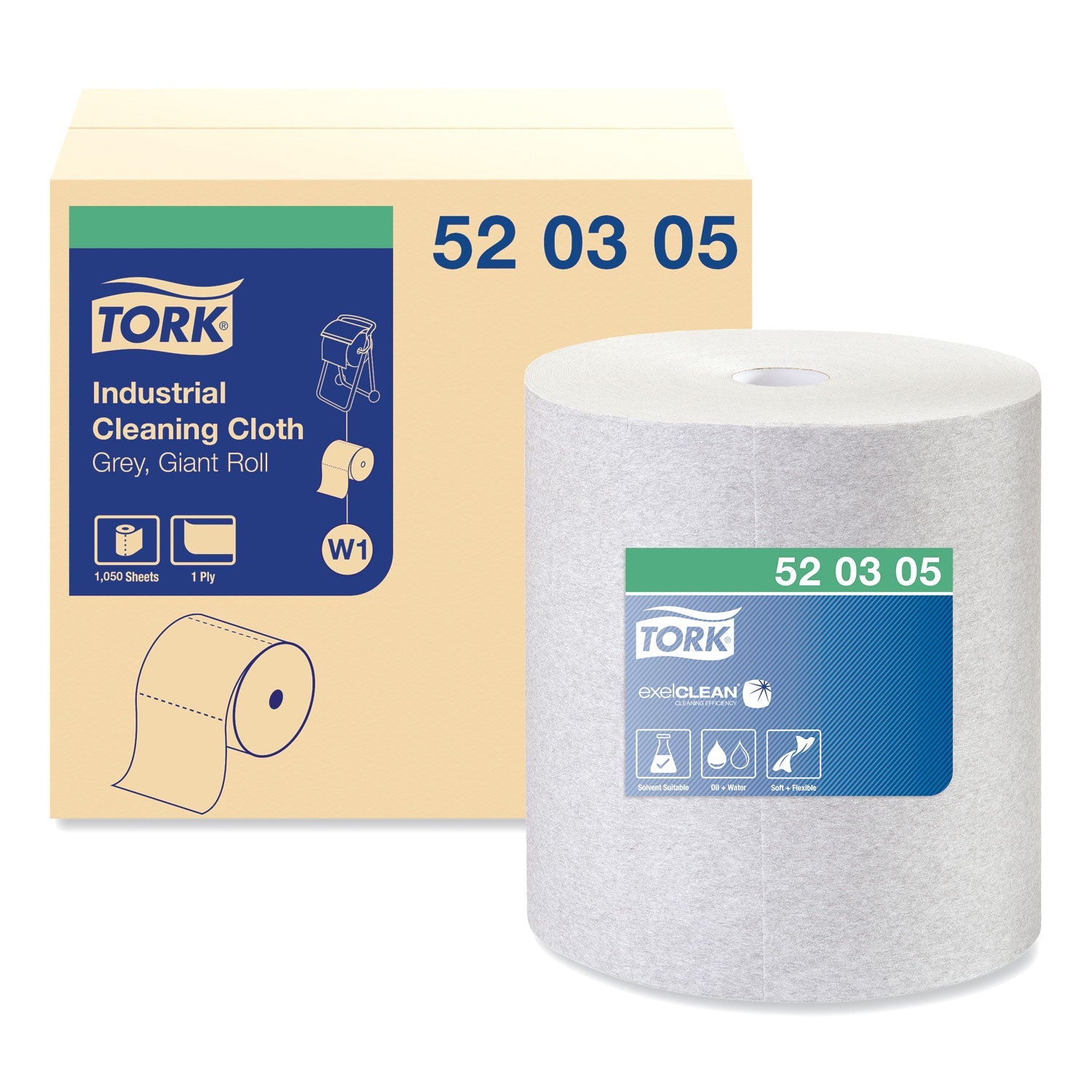 Tork® Industrial Cleaning Cloths | 1050 Wipes