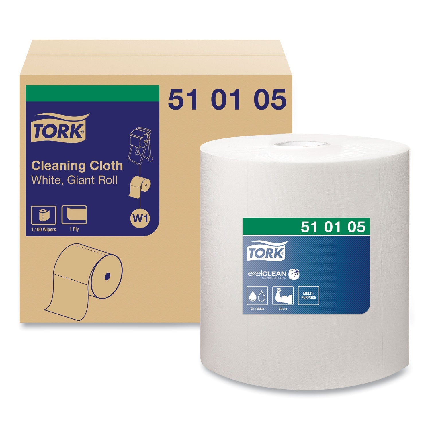 Tork® Cleaning Cloth | White Roll