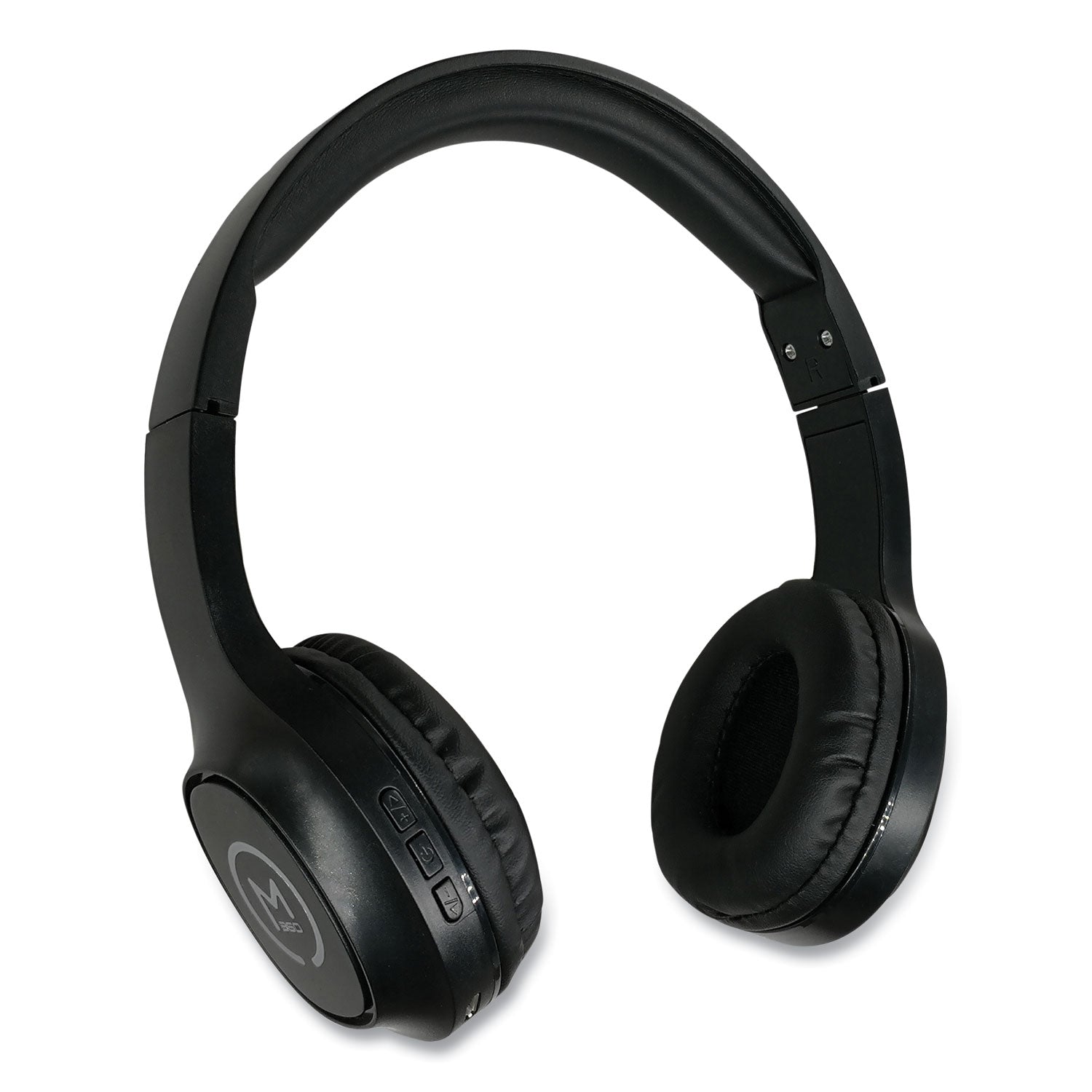 Morpheus 360® TREMORS Stereo Wireless Headphones with Microphone, 3 ft Cord, Black - Bloom Skins