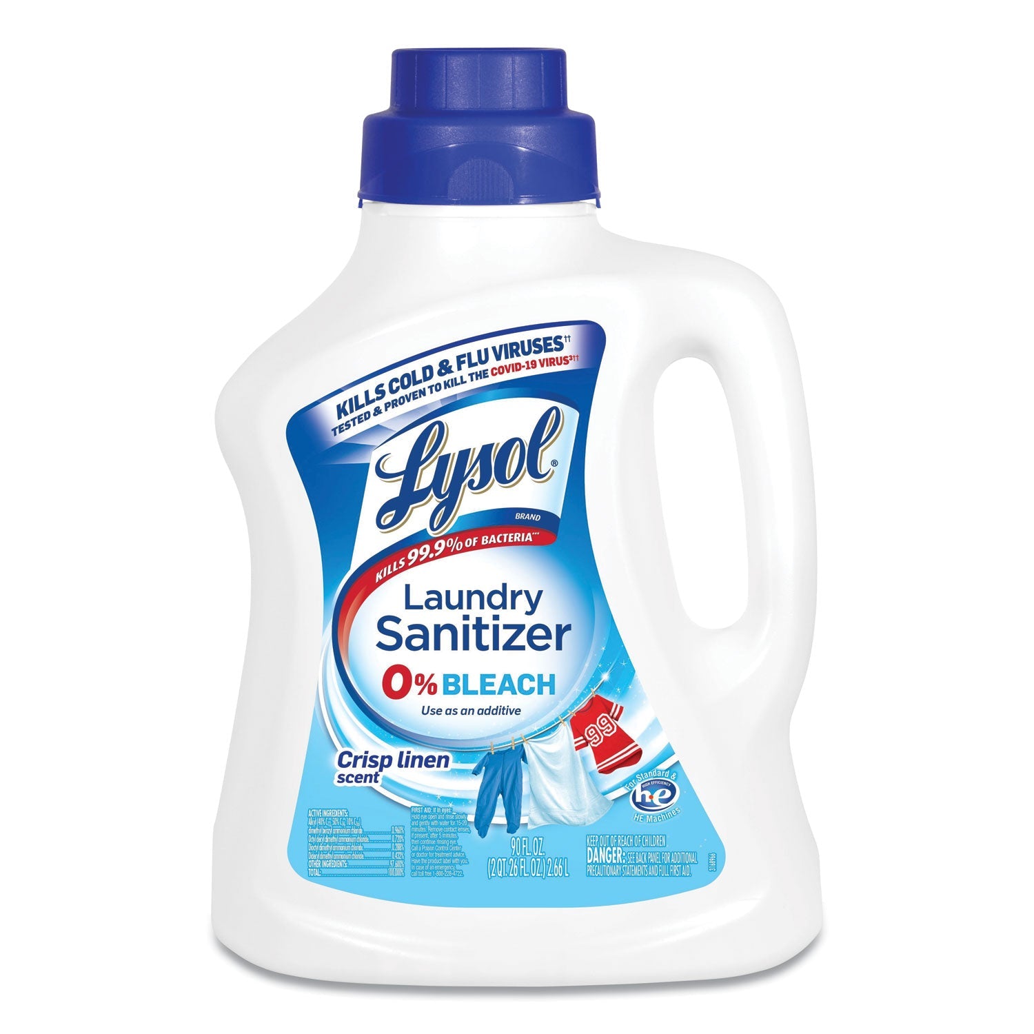 LYSOL Laundry Sanitizer | Crisp Linen, 90 Oz
