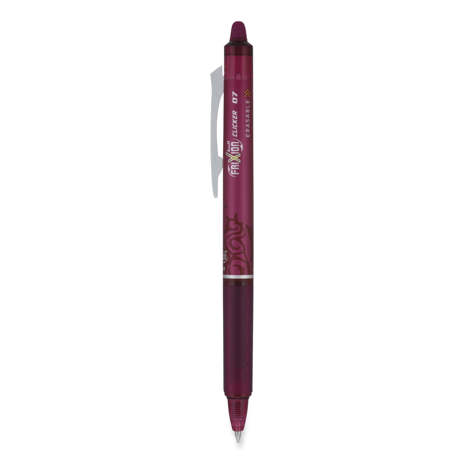 Pilot Frixion Clicker Erasable Gel Pen | Burgundy