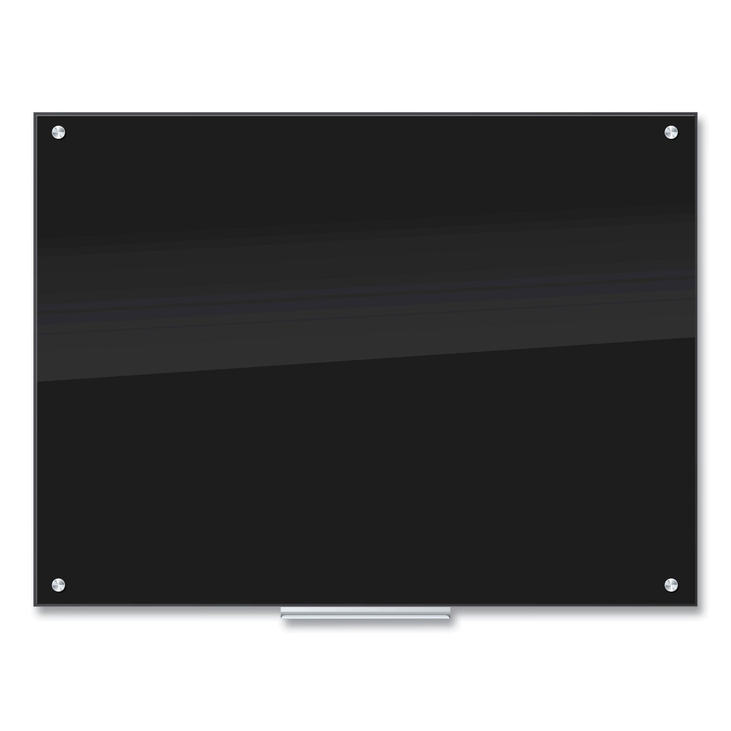 Black Glass Dry Erase Board | 48x36