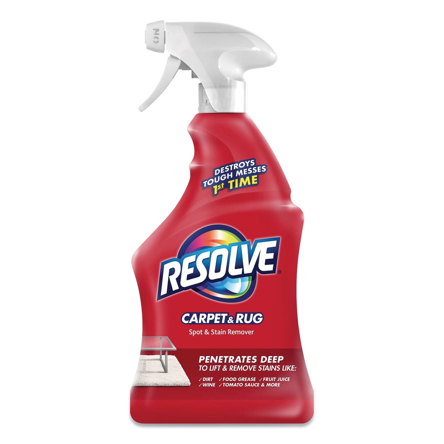 RESOLVE® Triple Oxi Advanced Trigger Carpet Cleaner, Fresh Linen, 22 oz Spray Bottle