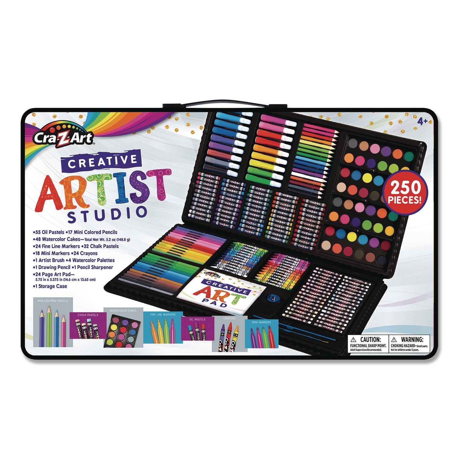 Cra-Z-Art® Creative Artist Studio, 250 Pieces