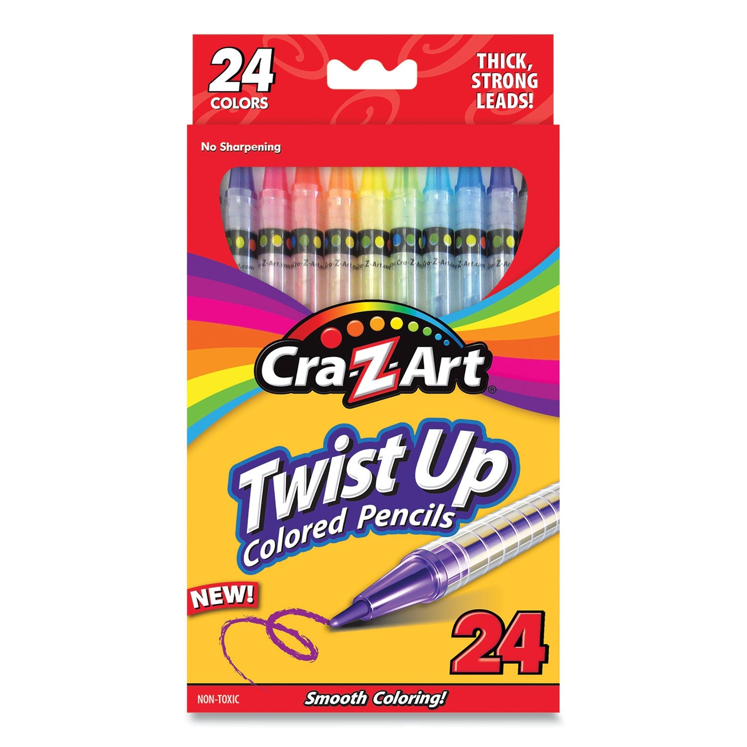 Twist Up Colored Pencils | 24-Set