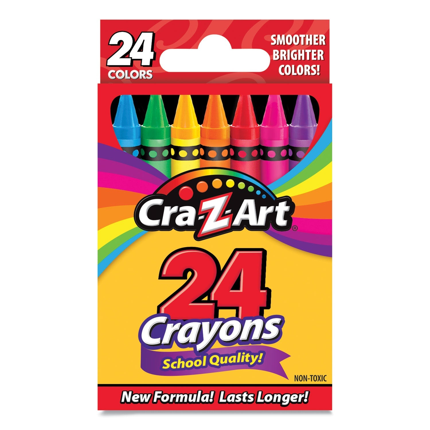 School Quality Crayon | 24-Box Assorted