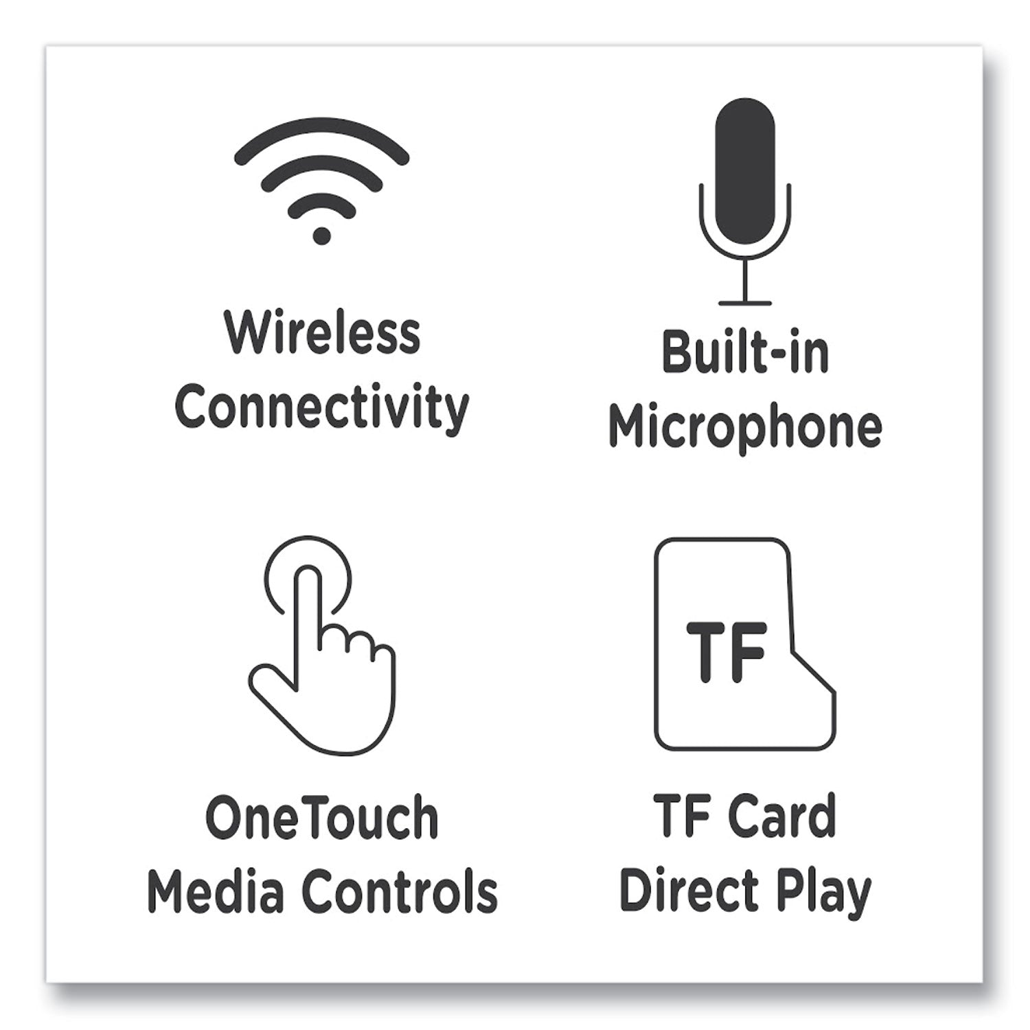 Morpheus 360® TREMORS Stereo Wireless Headphones with Microphone, 3 ft Cord, Black - Bloom Skins