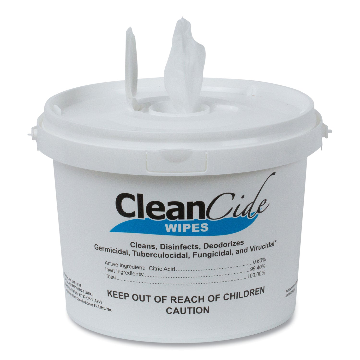 Disinfecting Wipes | 400/Tub | CleanCide