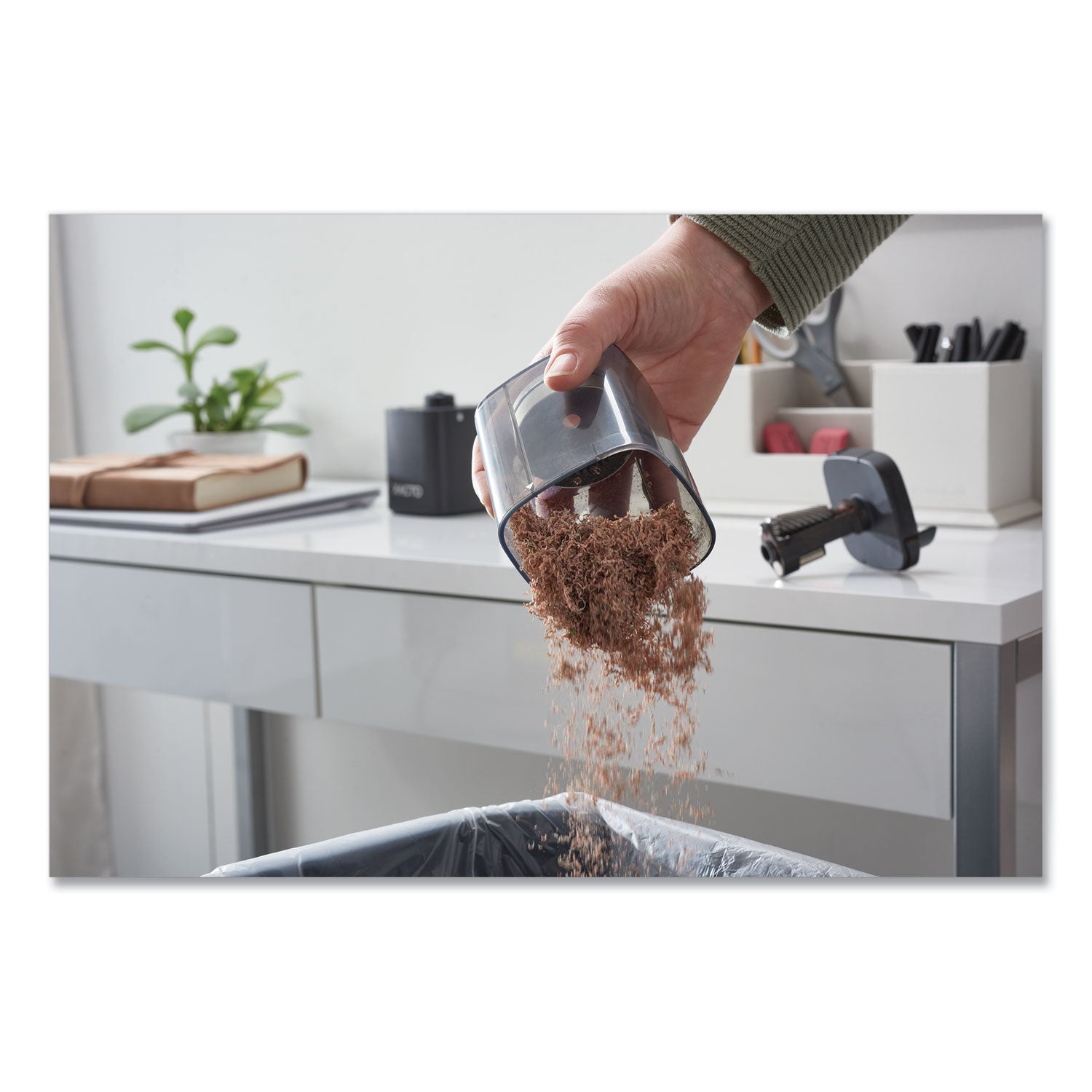 X-ACTO® Model 1799 Powerhouse Office Electric Pencil Sharpener, Ac-Powered, 3 X 3 X 7, Black/silver/smoke