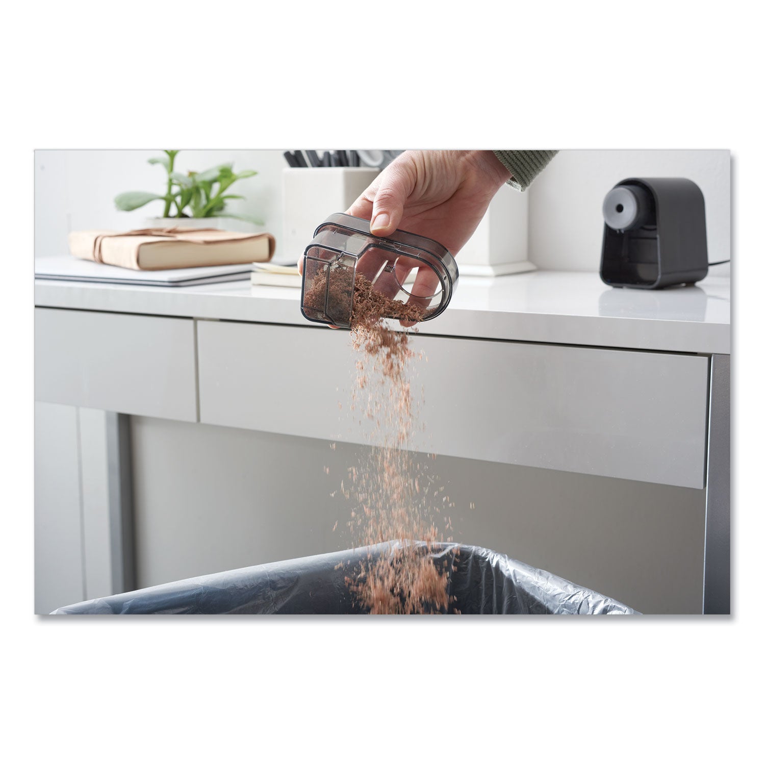 X-ACTO® Model 19501 Mighty Mite Home Office Electric Pencil Sharpener, Ac-Powered, 3.5 X 5.5 X 4.5, Black/gray/smoke